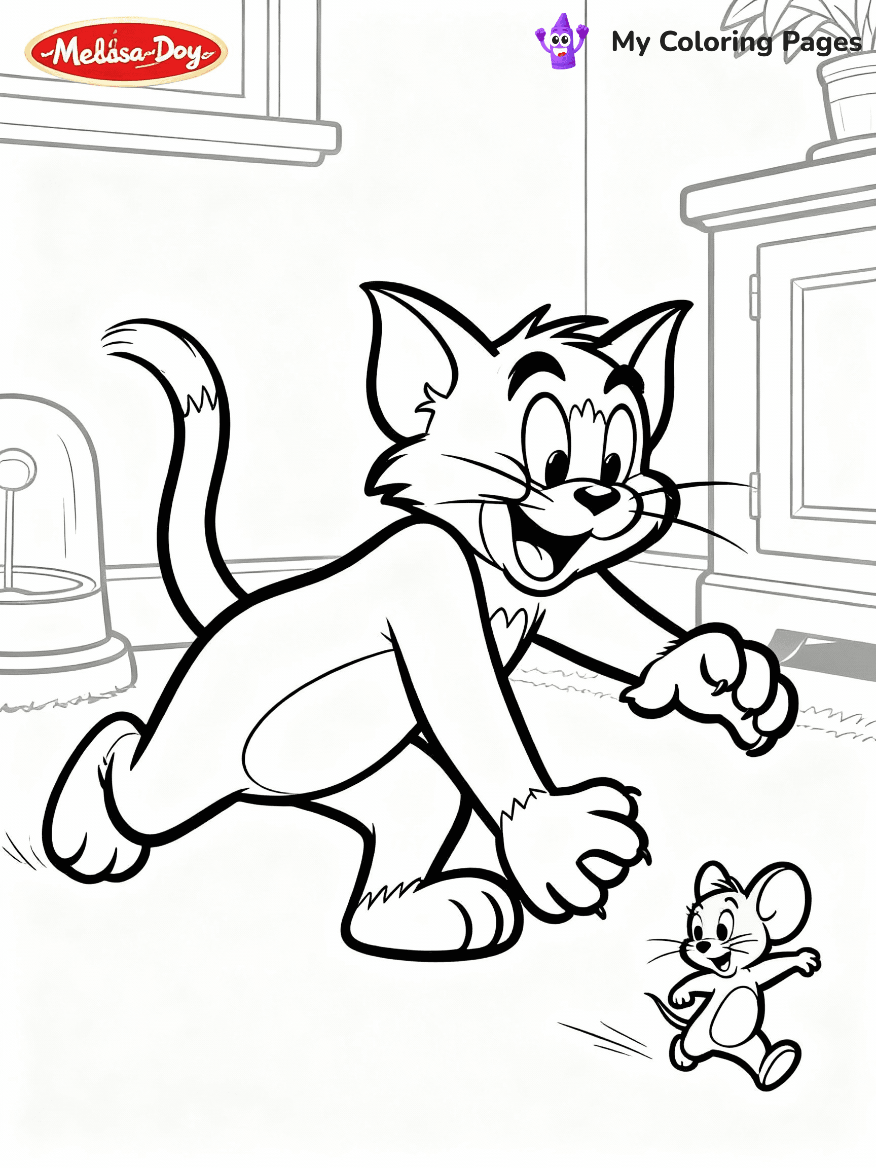 Tom And Jerry Coloring Pages - 5
