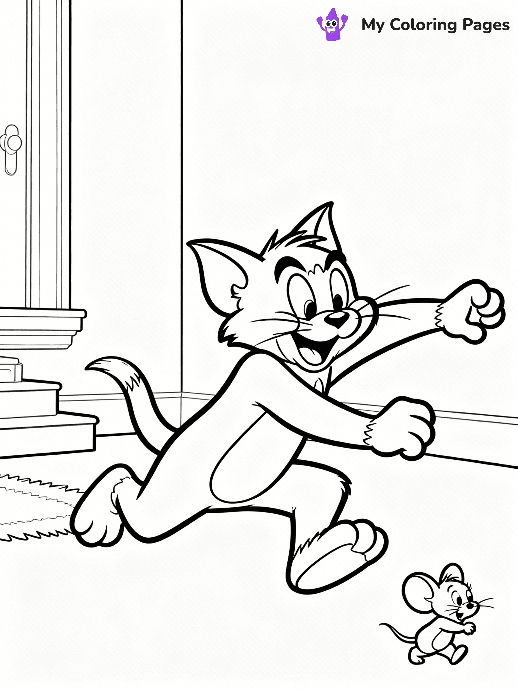 Tom And Jerry Coloring Pages - 4