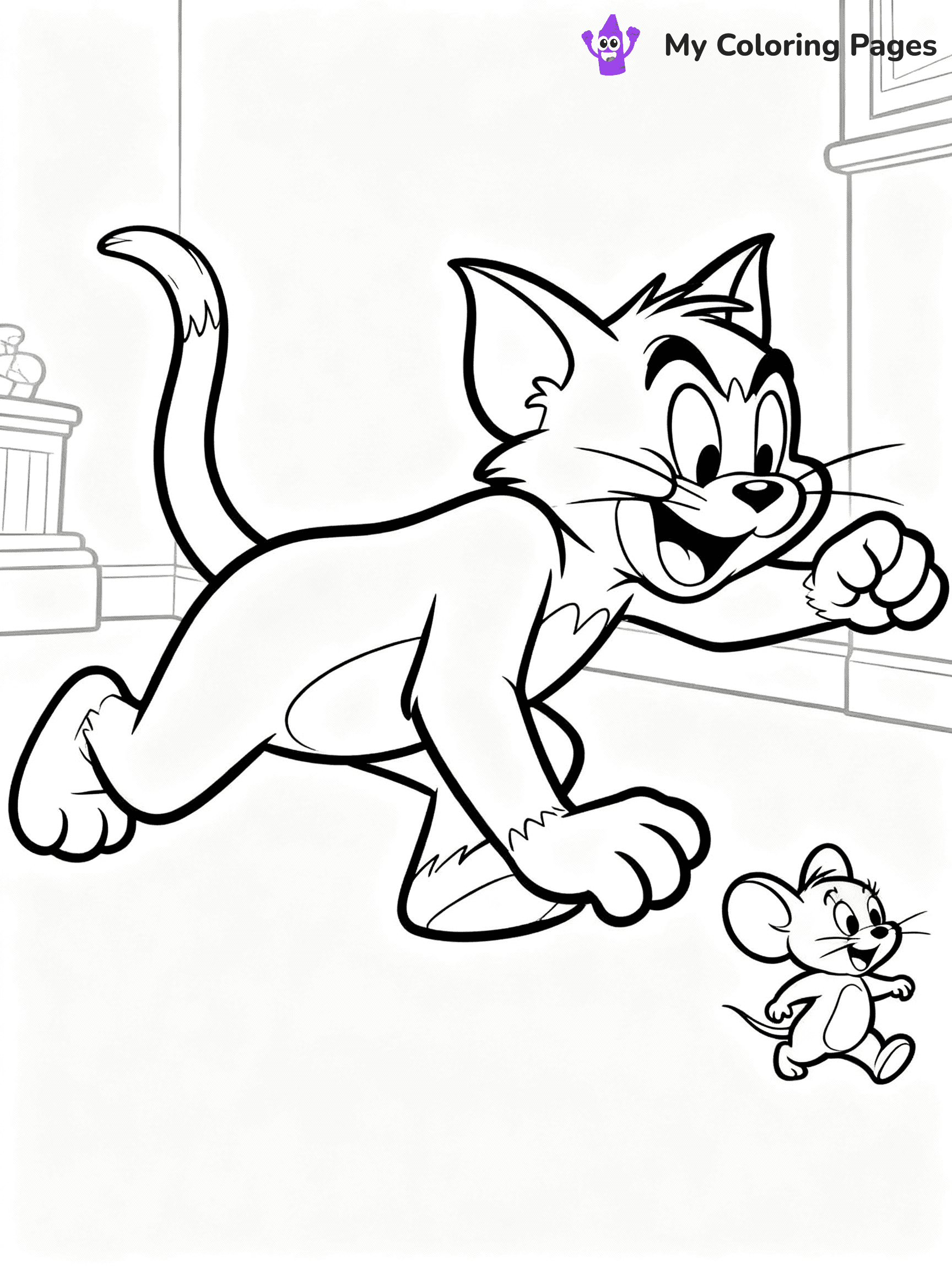Tom And Jerry Coloring Pages - 3