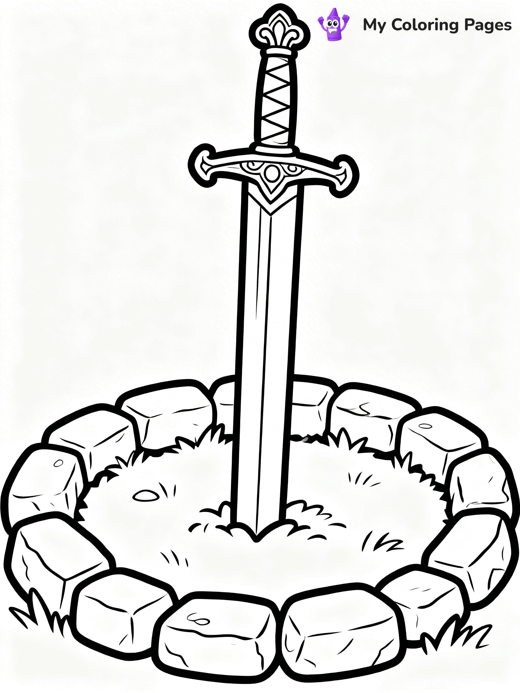 Sword Coloring Pages - 74