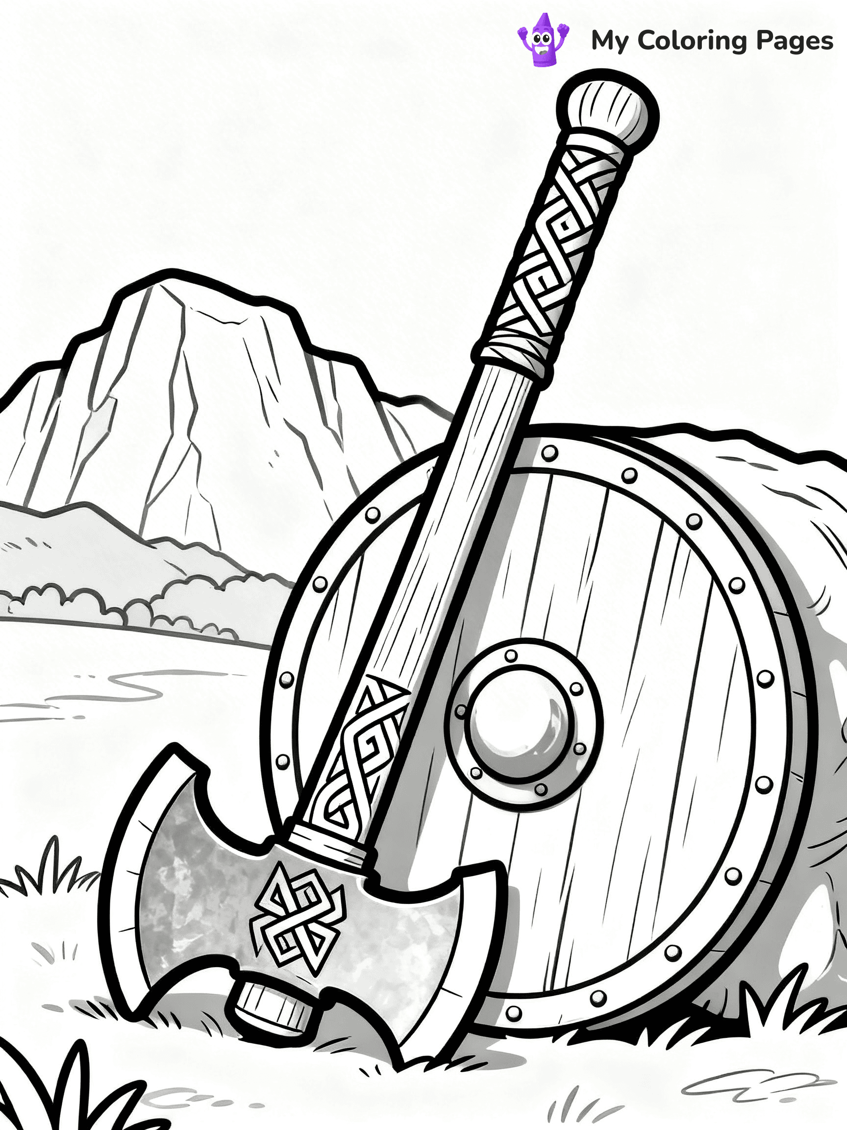 Sword Coloring Pages - 51