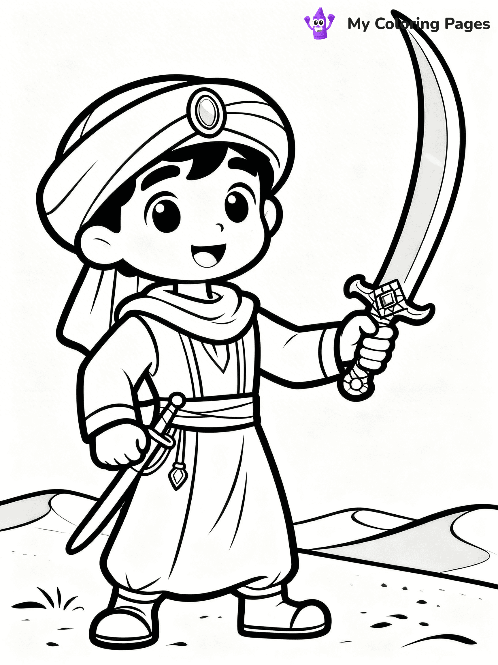 Sword Coloring Pages - 33