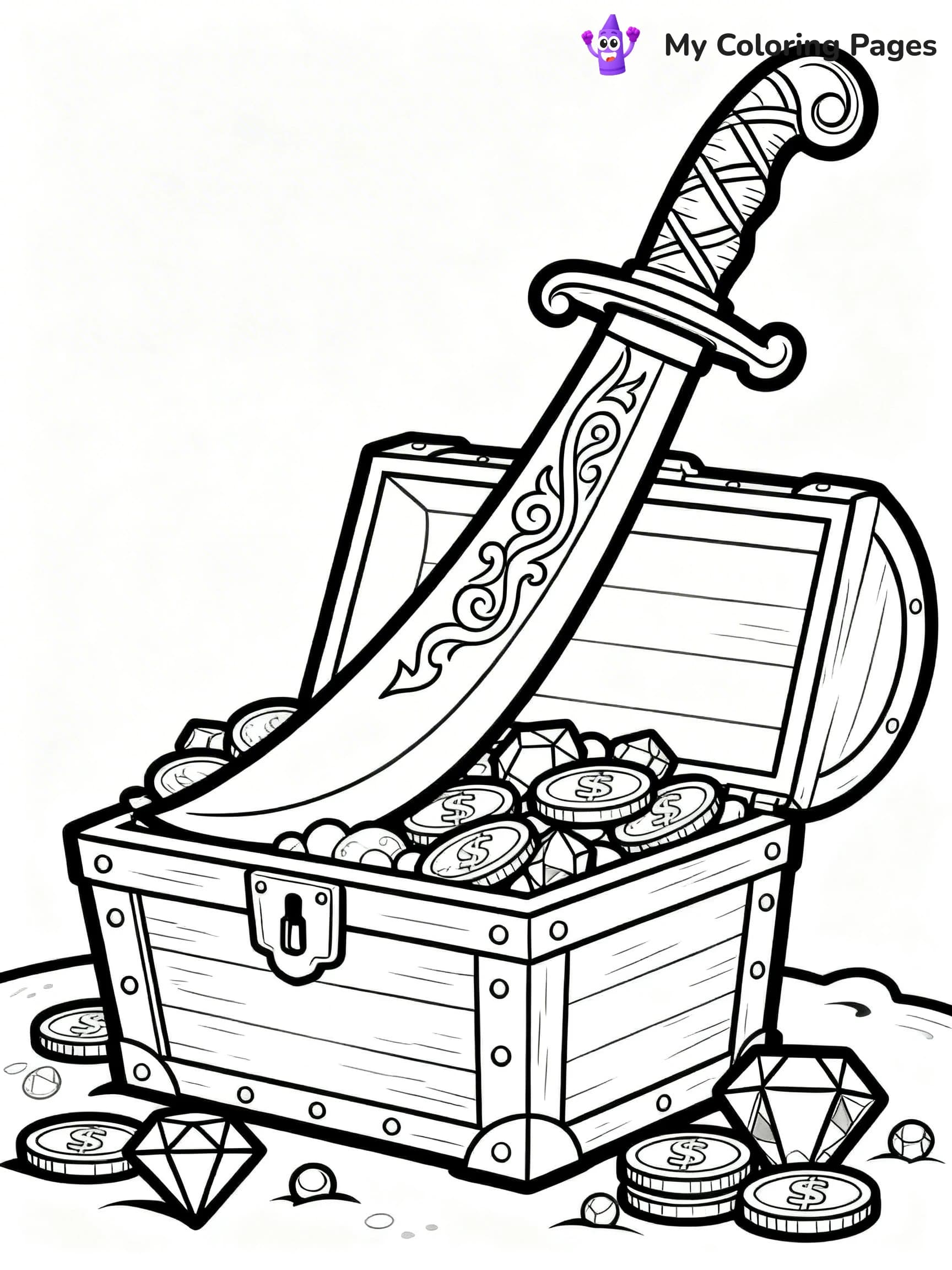 Sword Coloring Pages - 3