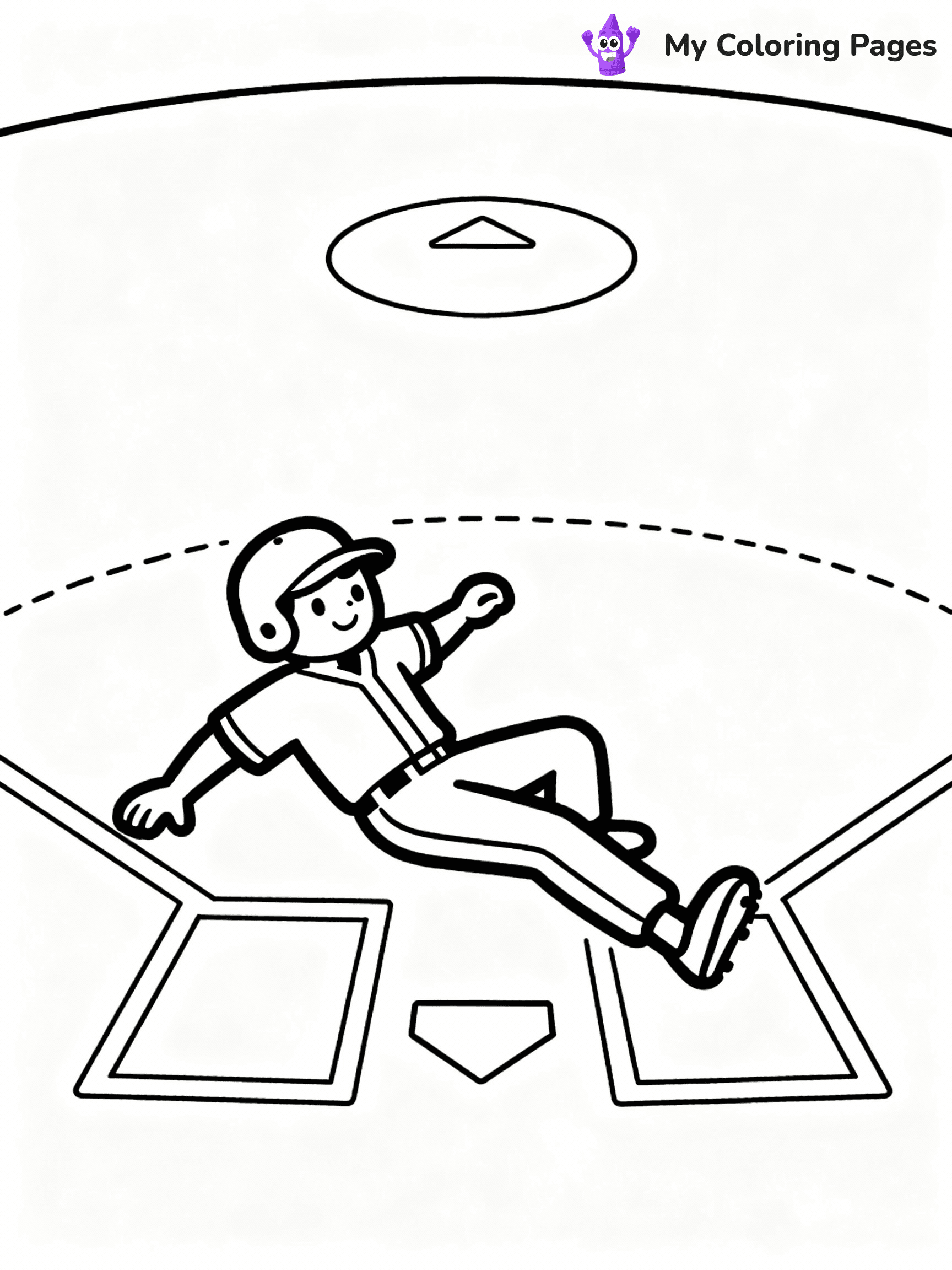 Baseball Coloring Pages - 43