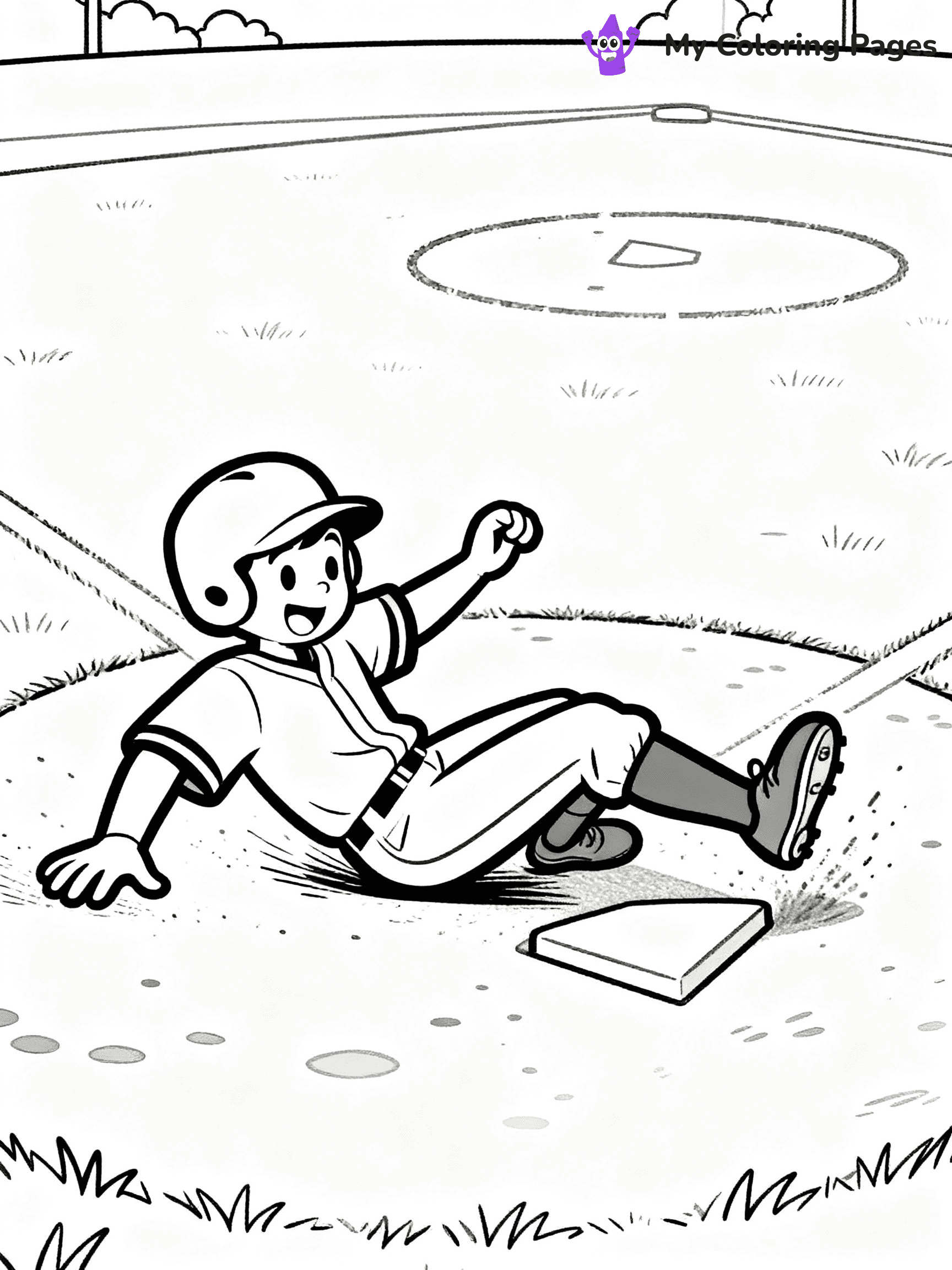 Baseball Coloring Pages - 42