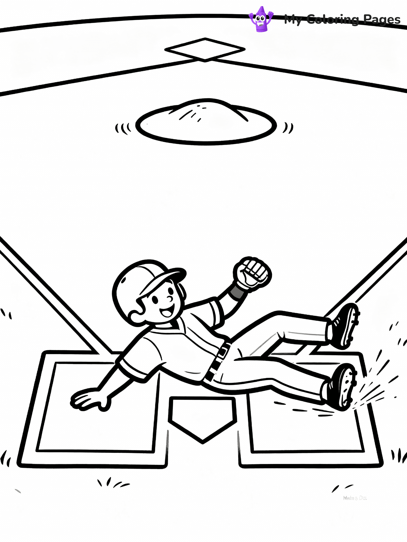Baseball Coloring Pages - 41