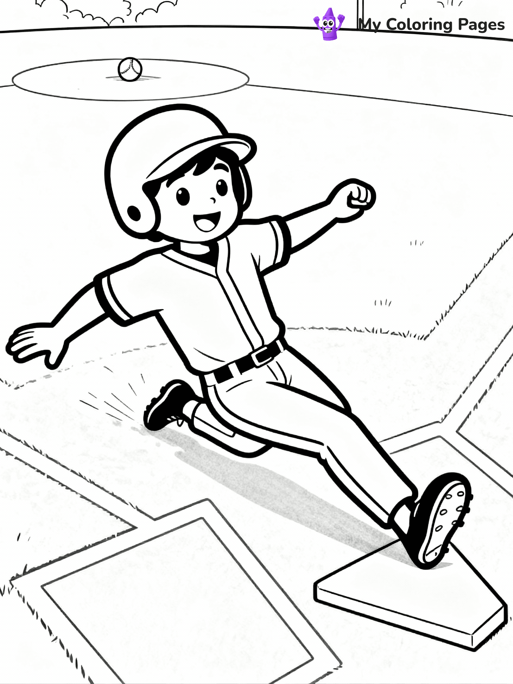 Baseball Coloring Pages - 40