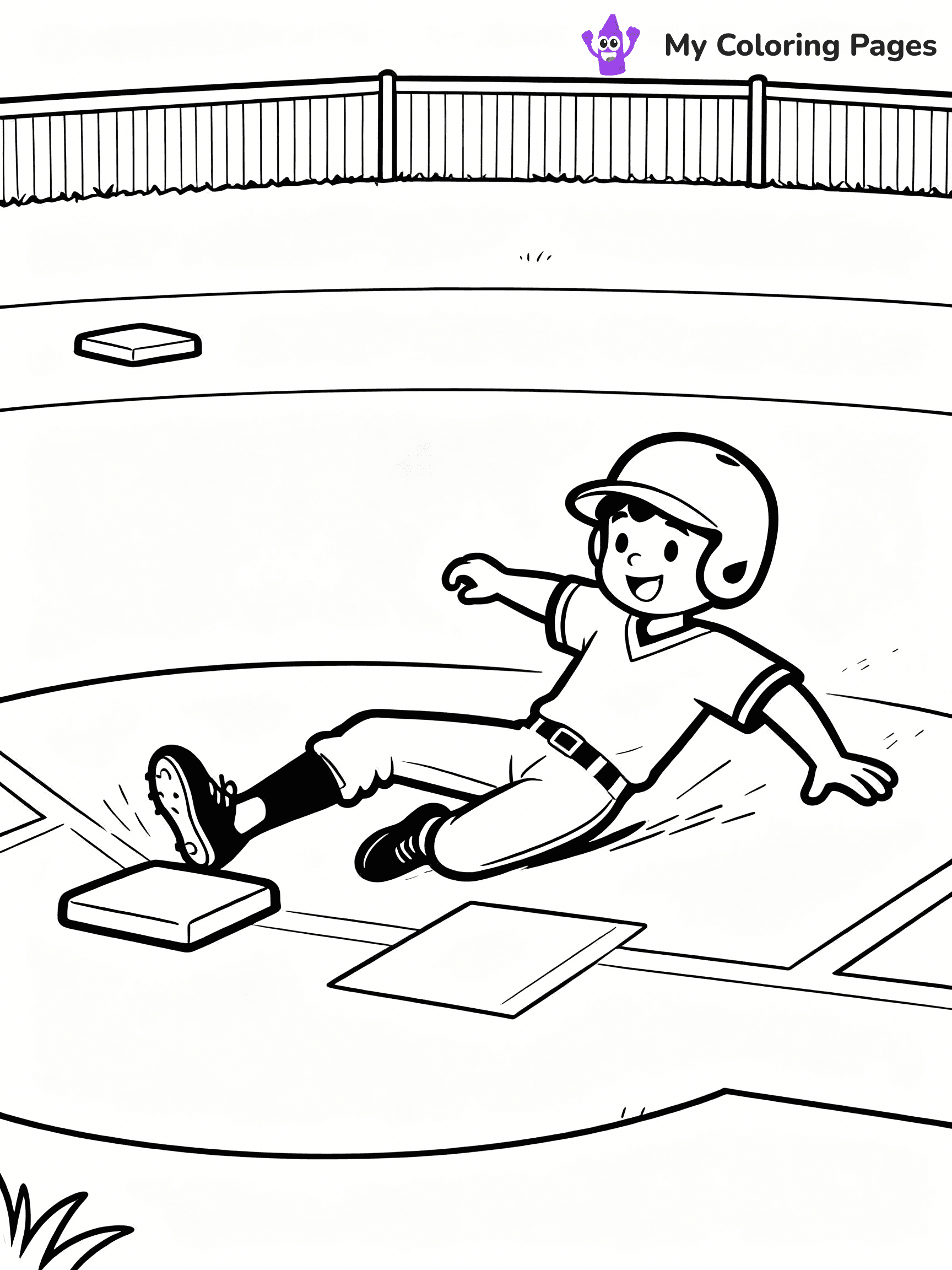 Baseball Coloring Pages - 39
