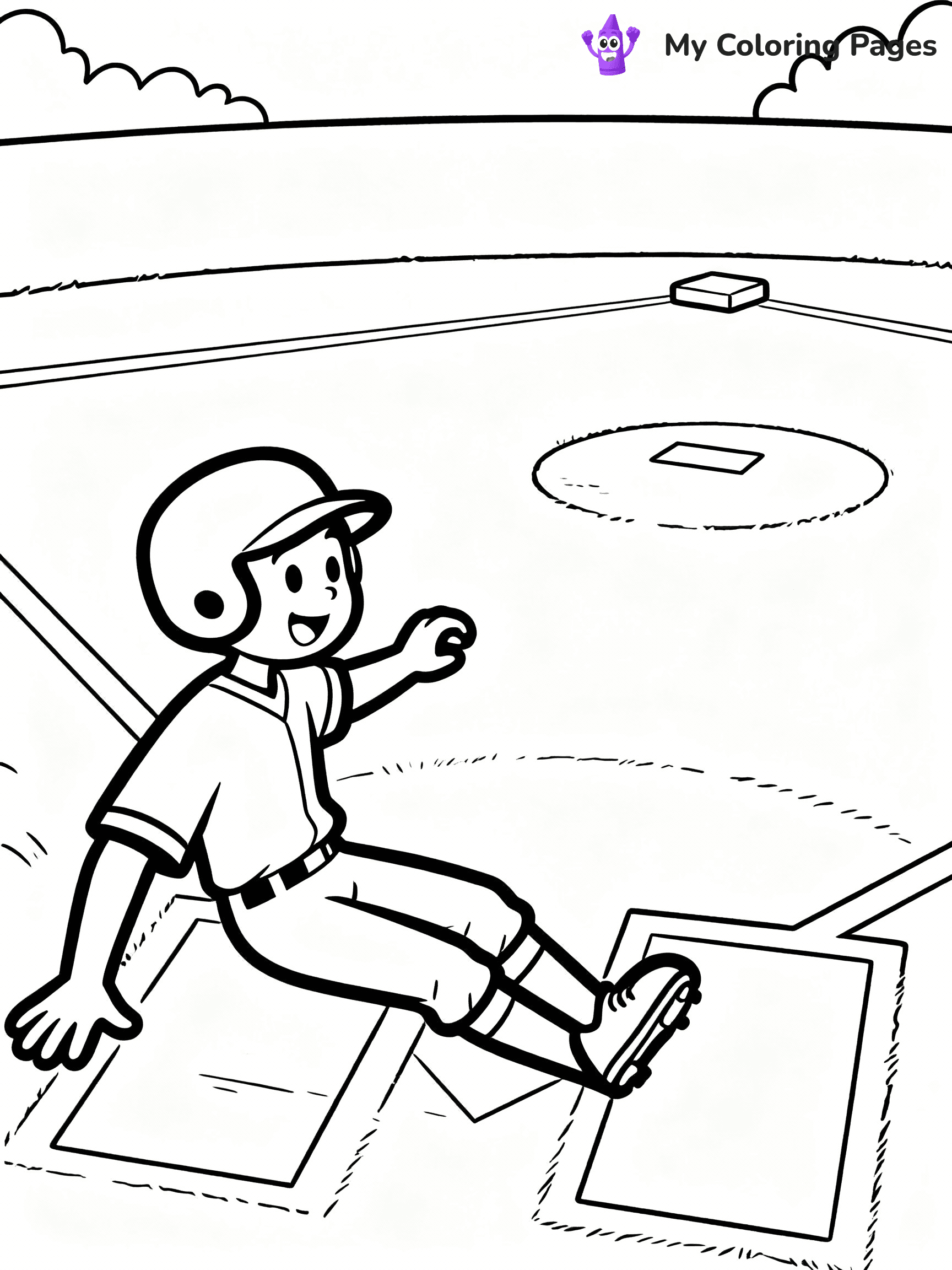 Baseball Coloring Pages - 38