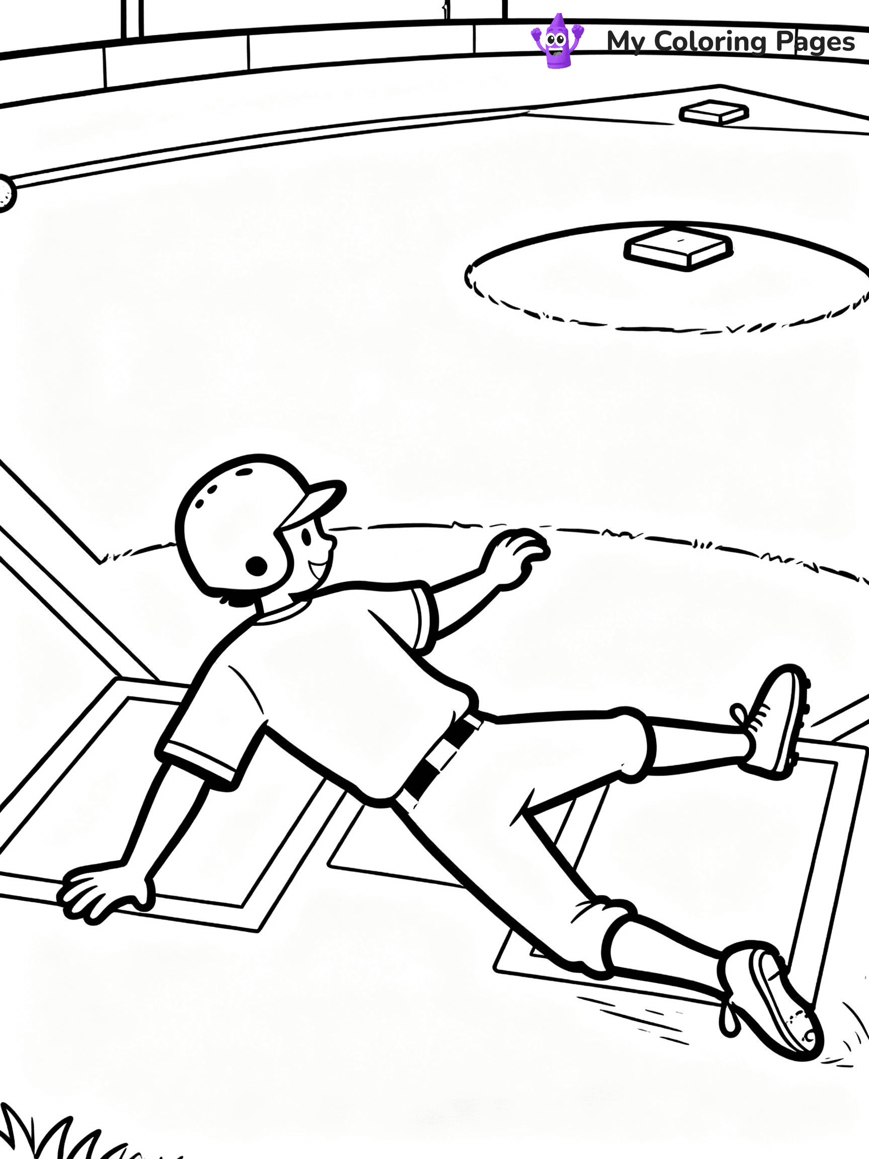 Baseball Coloring Pages - 37