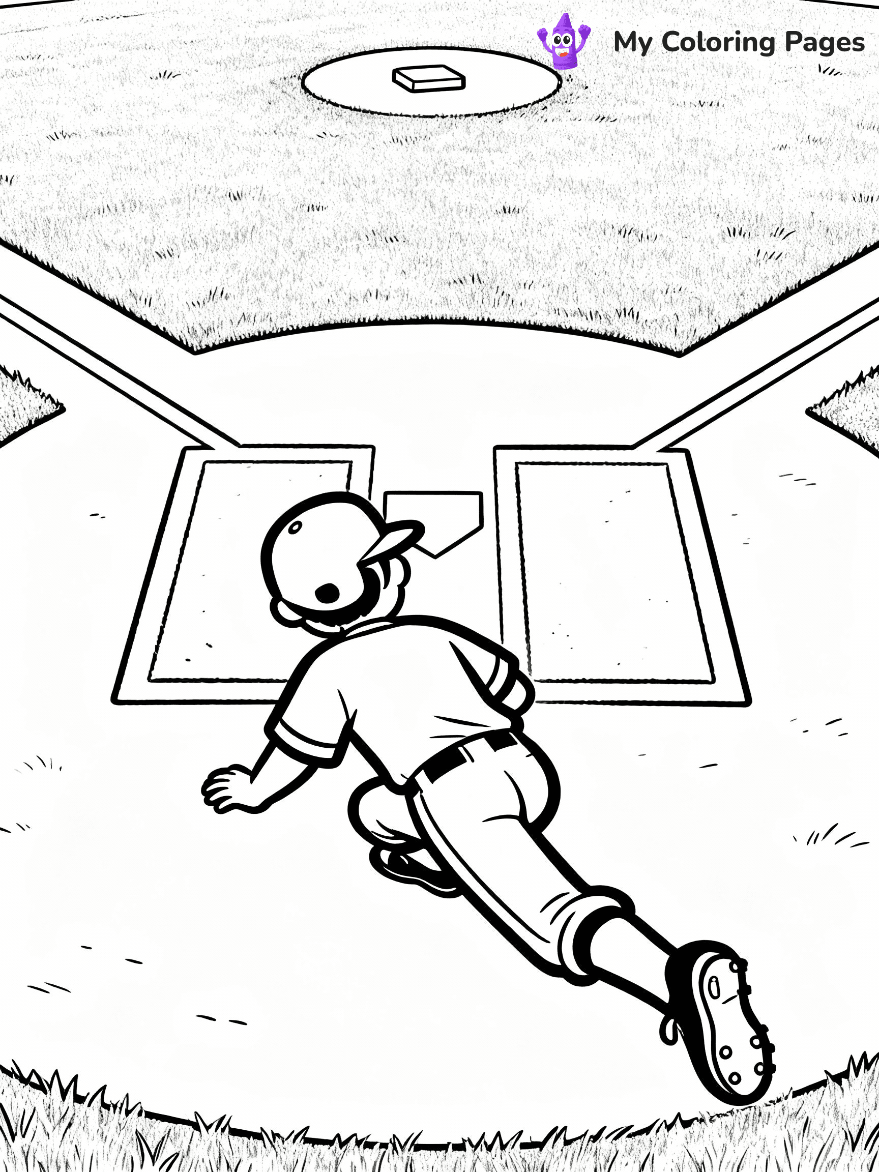 Baseball Coloring Pages - 35