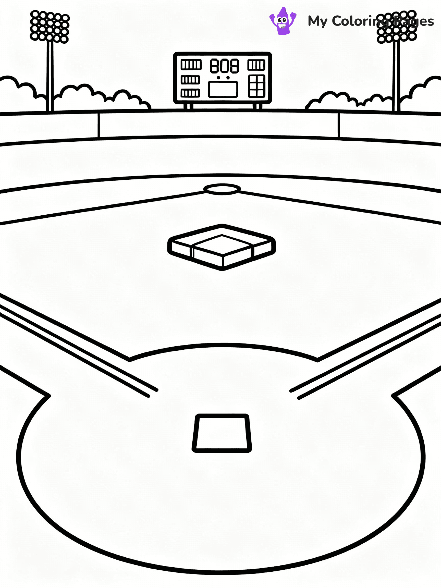 Baseball Coloring Pages - 28