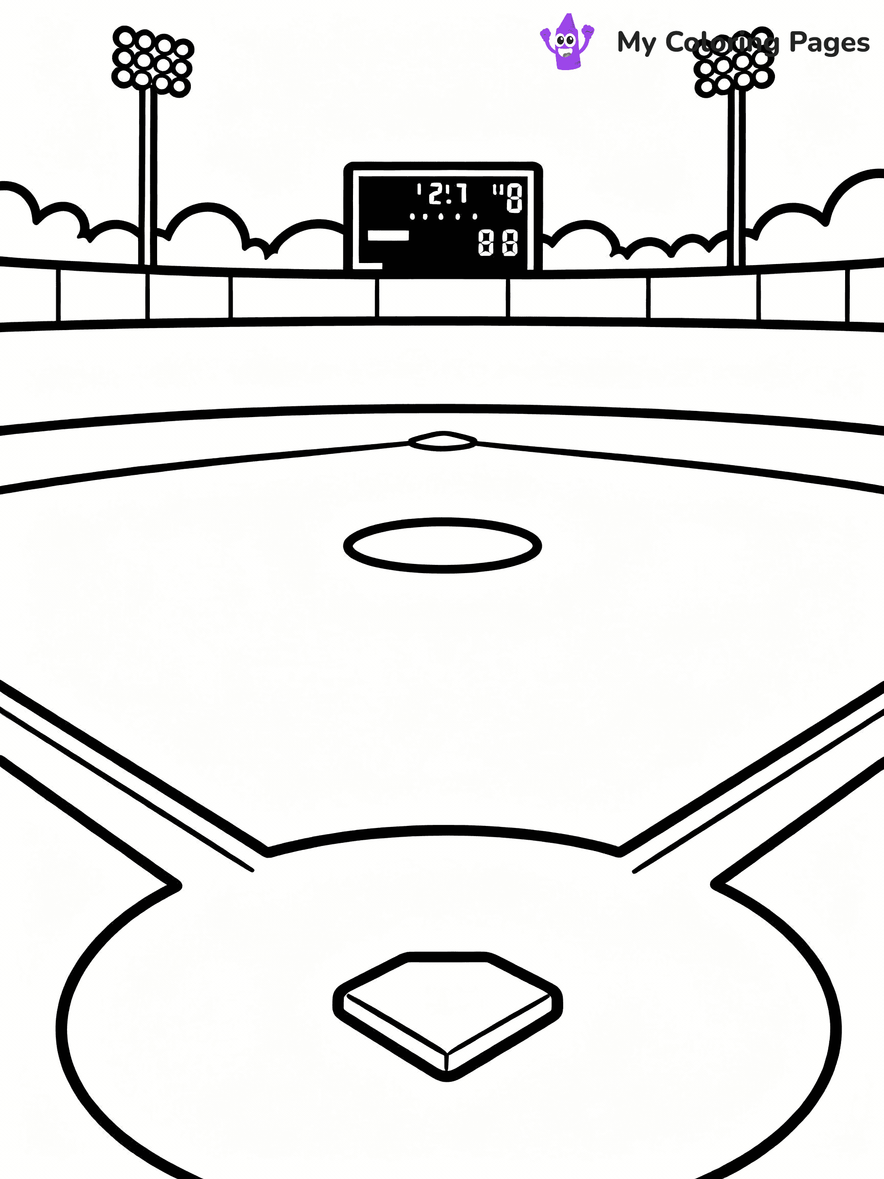 Baseball Coloring Pages - 27