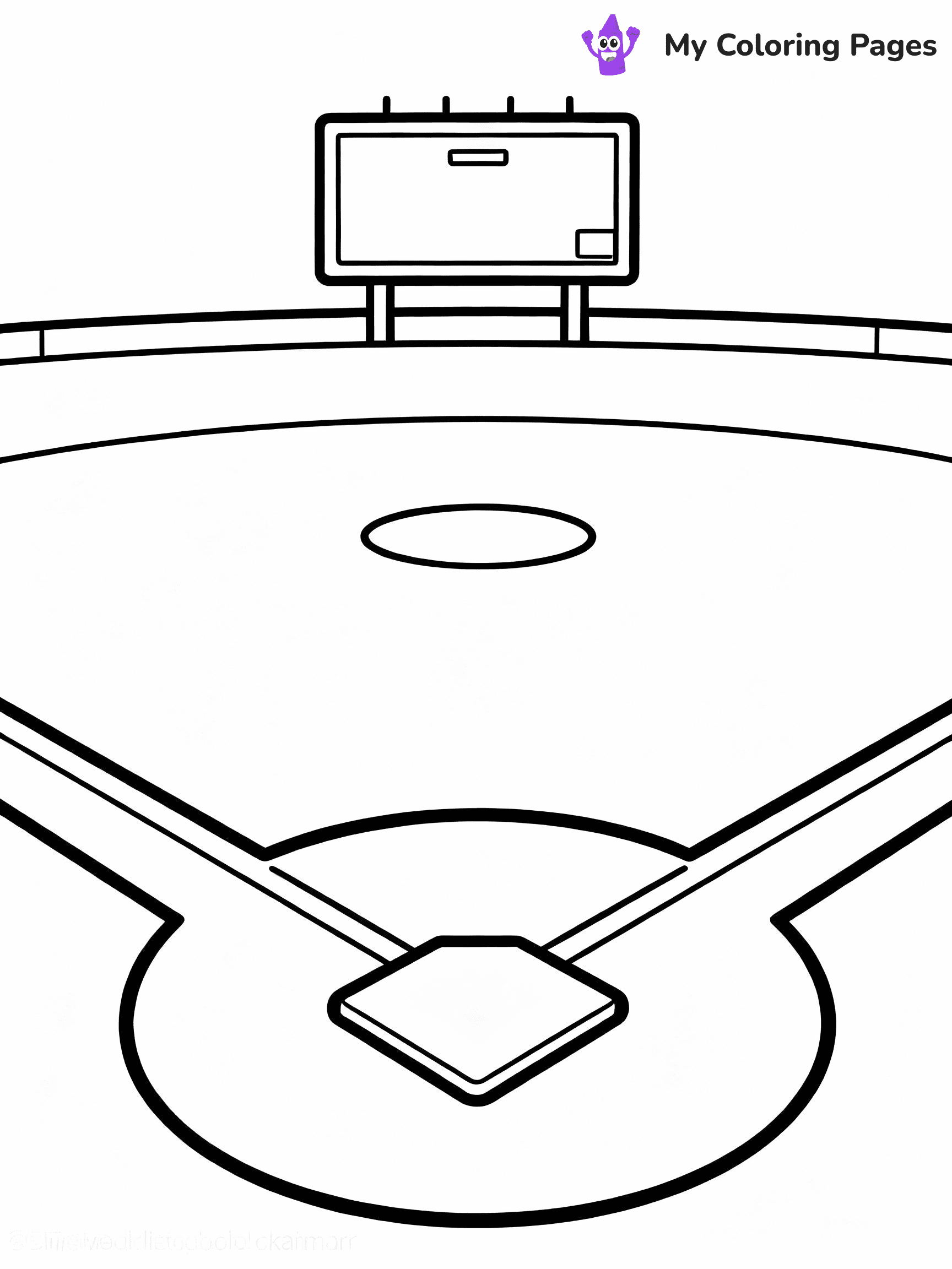 Baseball Coloring Pages - 26