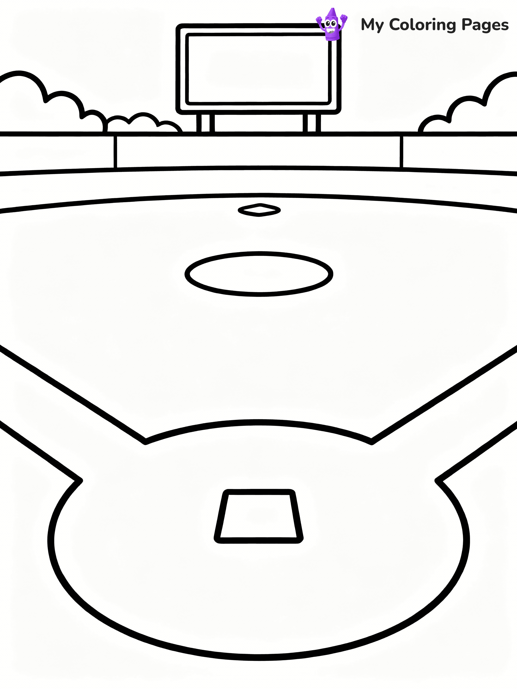 Baseball Coloring Pages - 25
