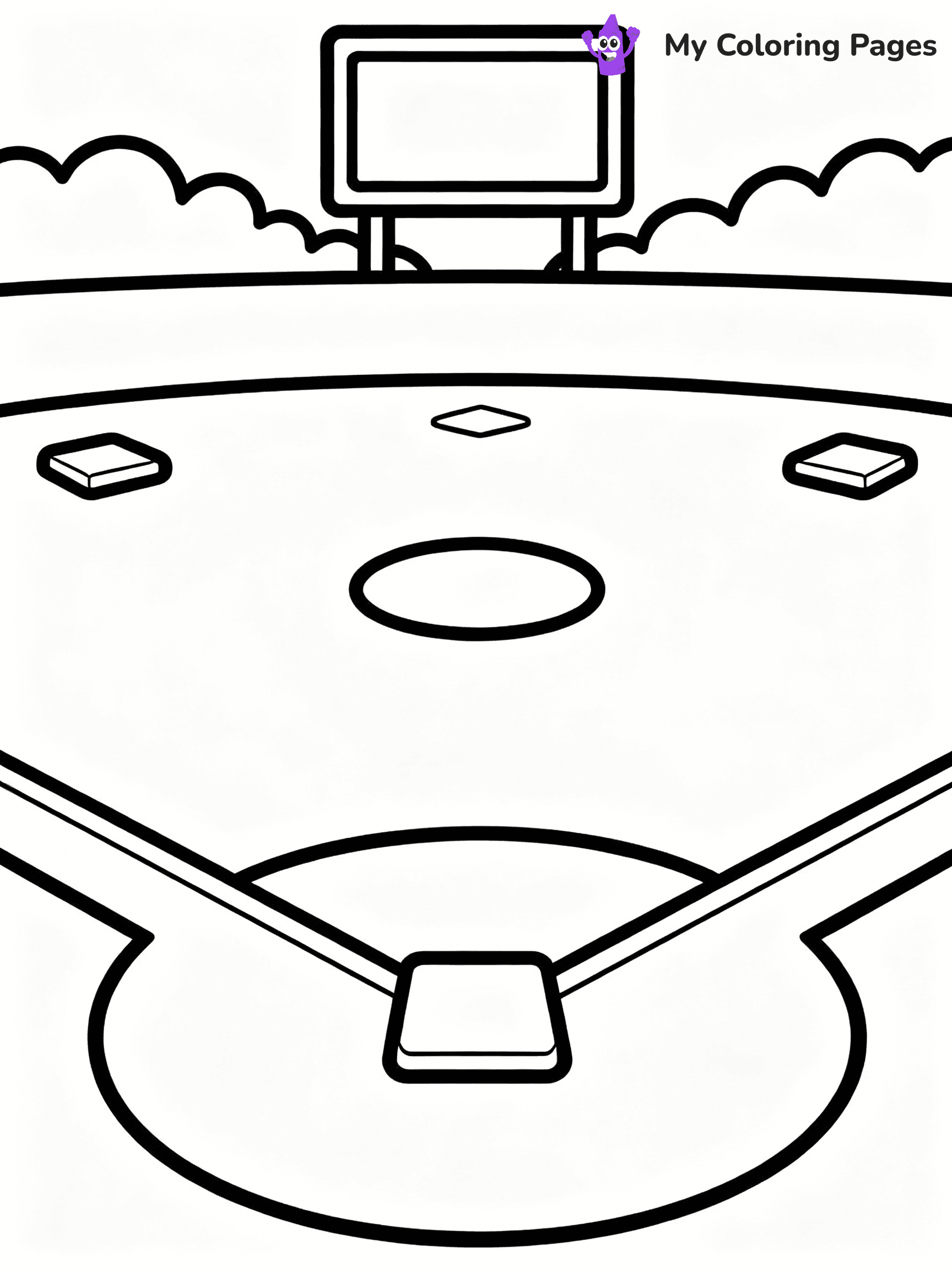 Baseball Coloring Pages - 22