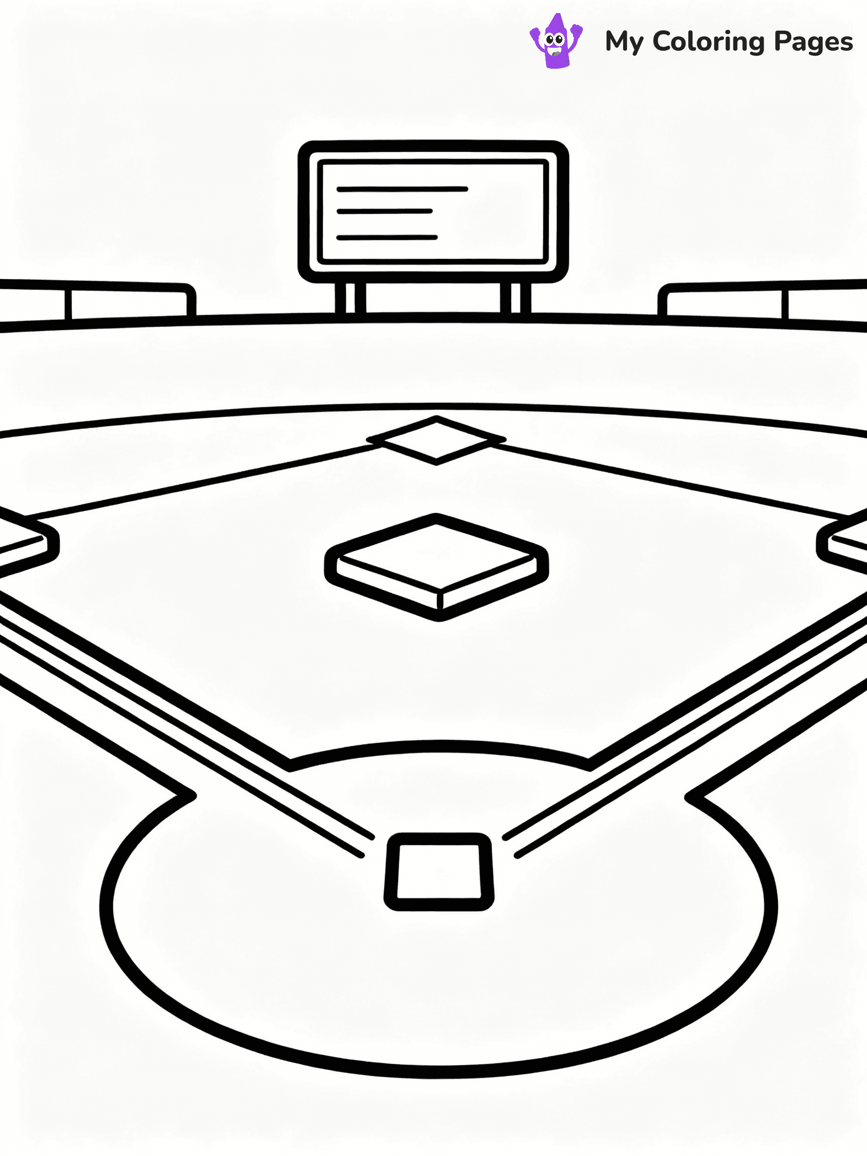 Baseball Coloring Pages - 21