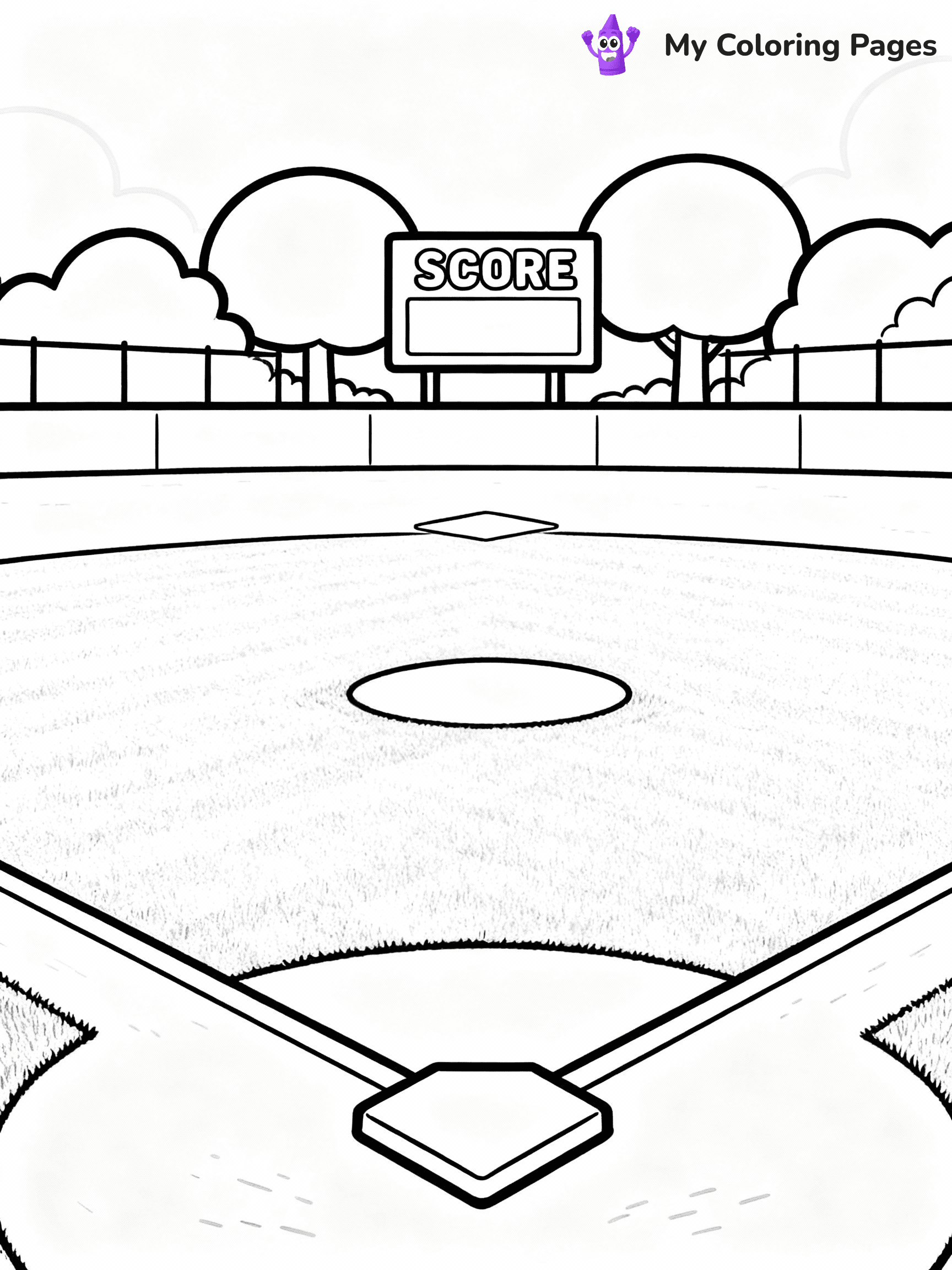 Baseball Coloring Pages - 19