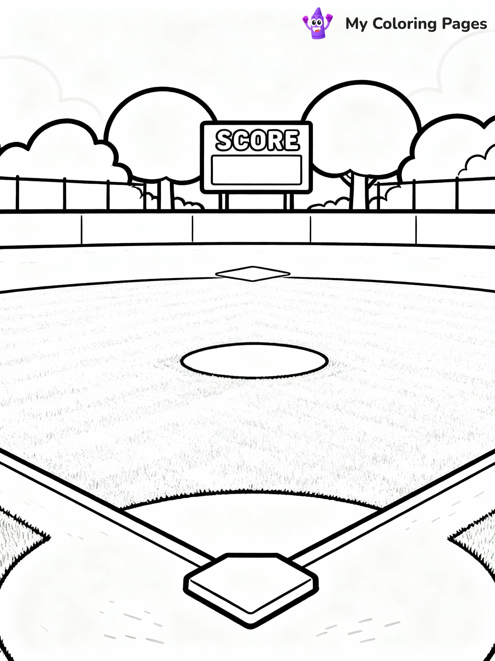 Baseball Coloring Pages - 19