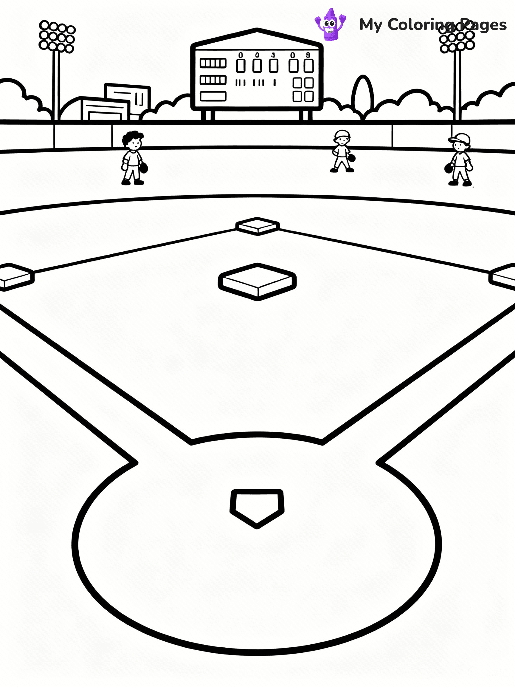 Baseball Coloring Pages - 18