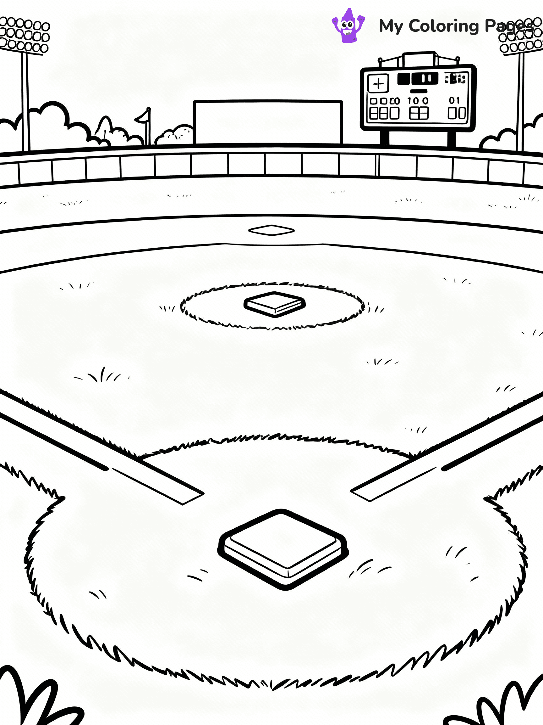 Baseball Coloring Pages - 16