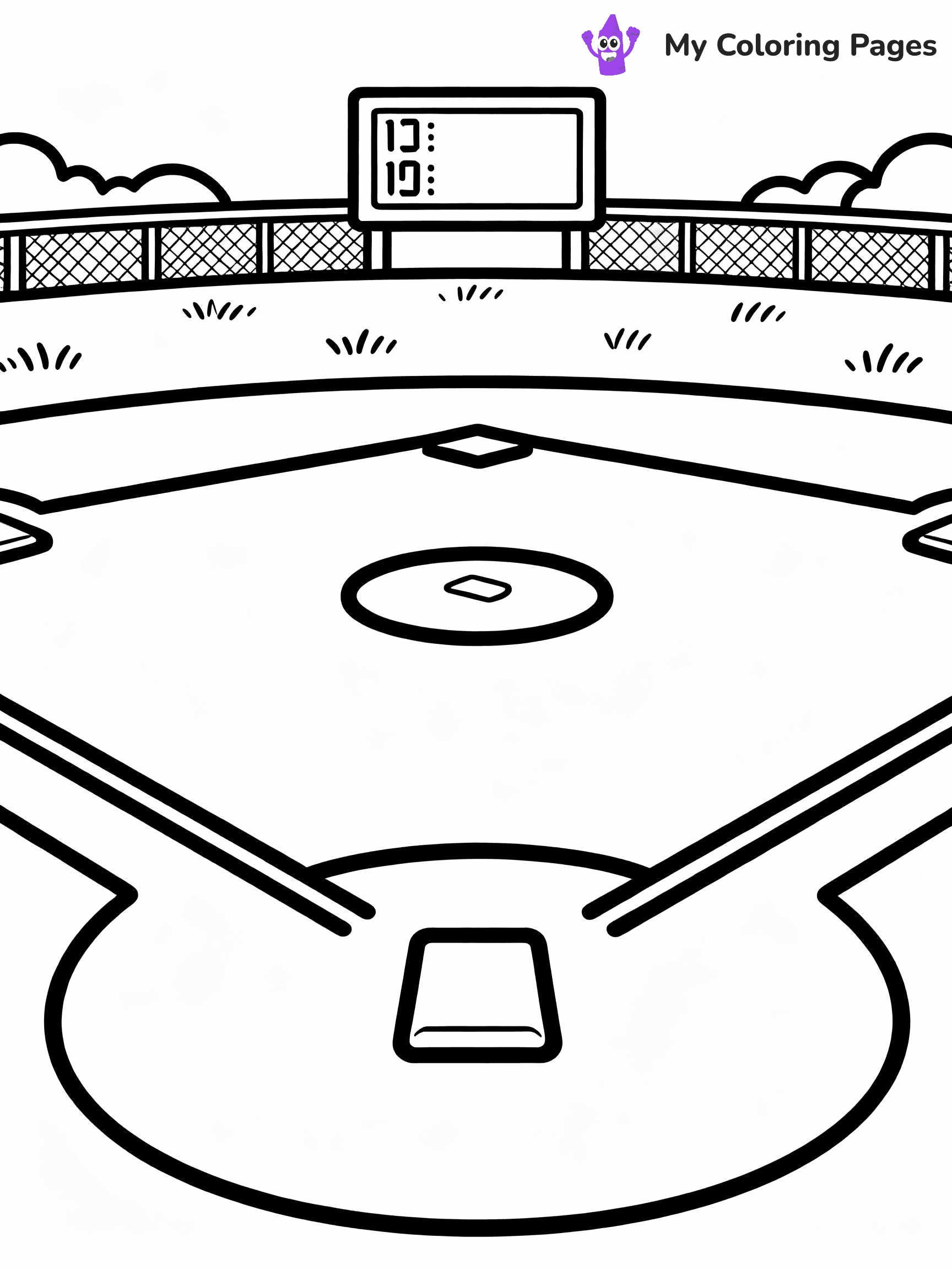 Baseball Coloring Pages - 15