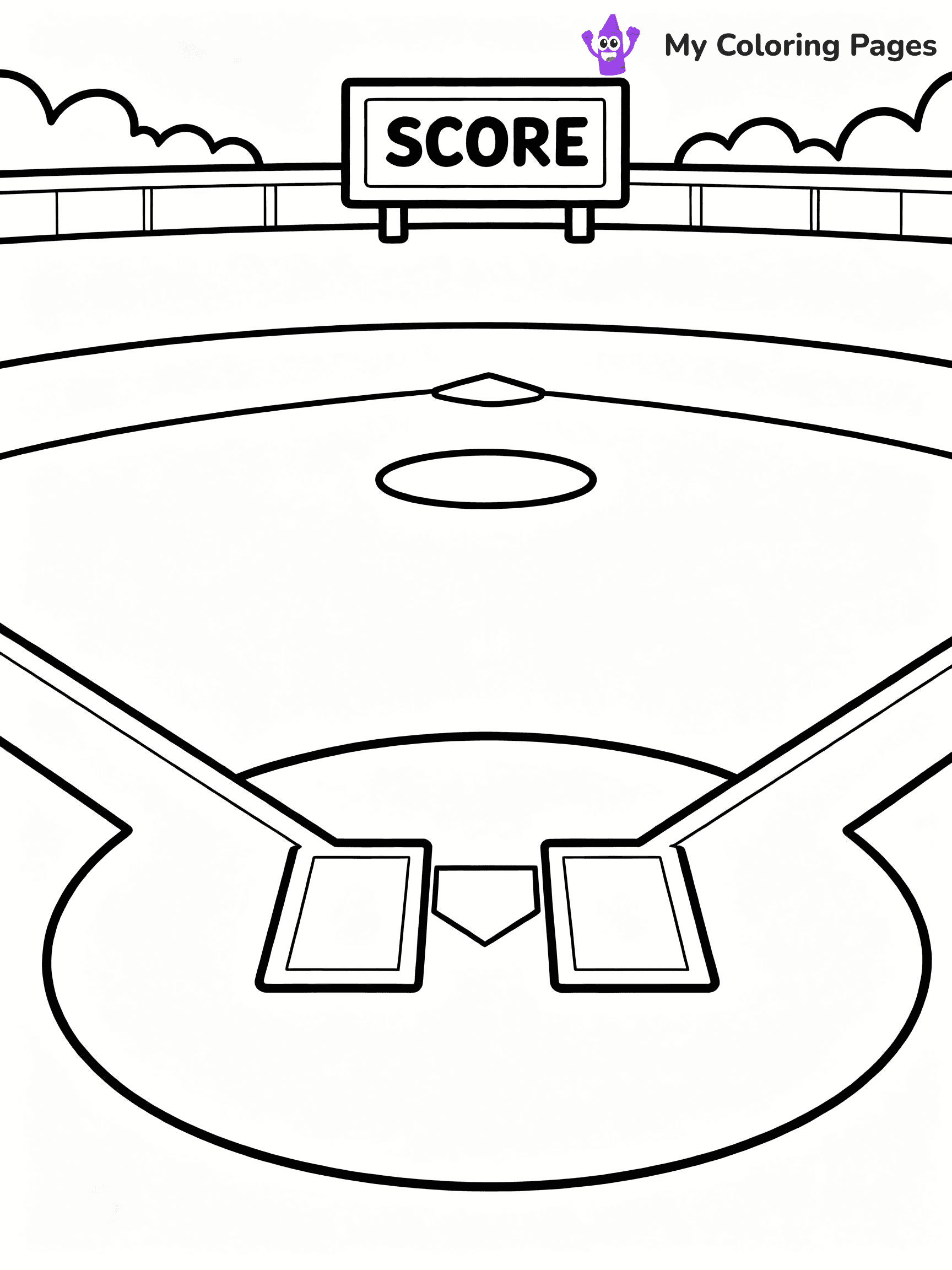 Baseball Coloring Pages - 14