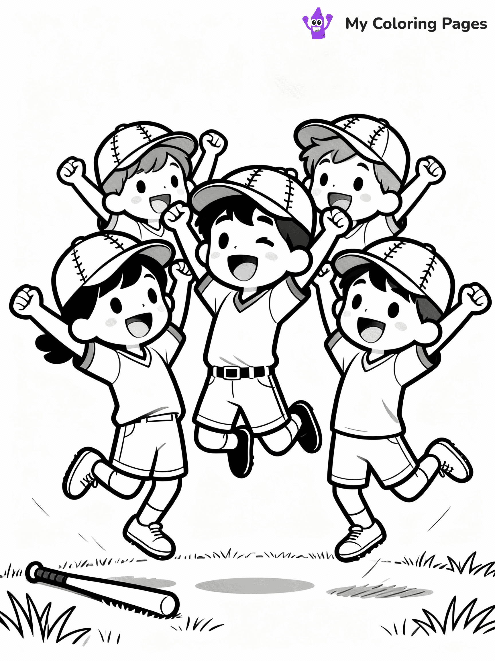 Baseball Coloring Pages - 13