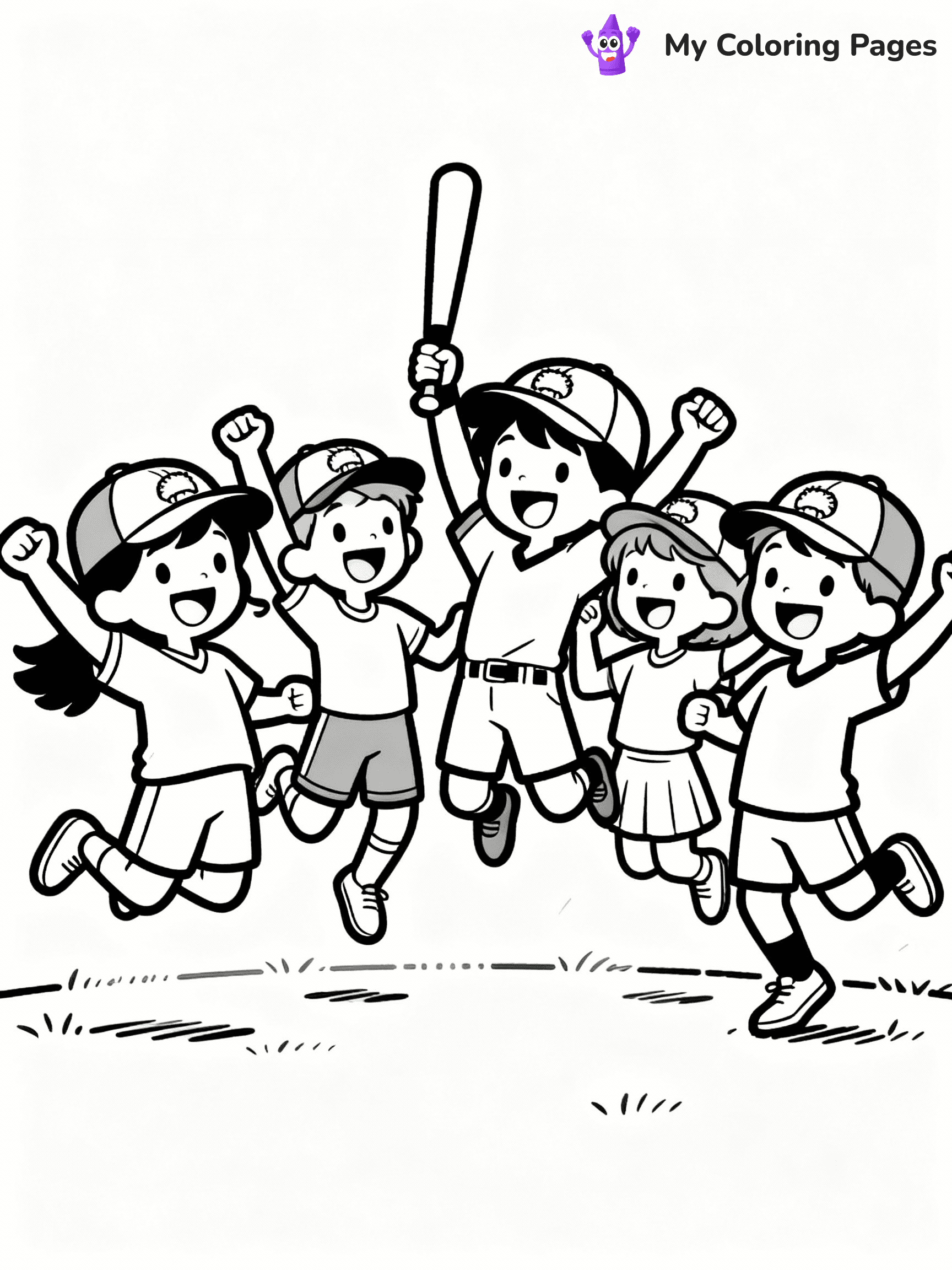 Baseball Coloring Pages - 10