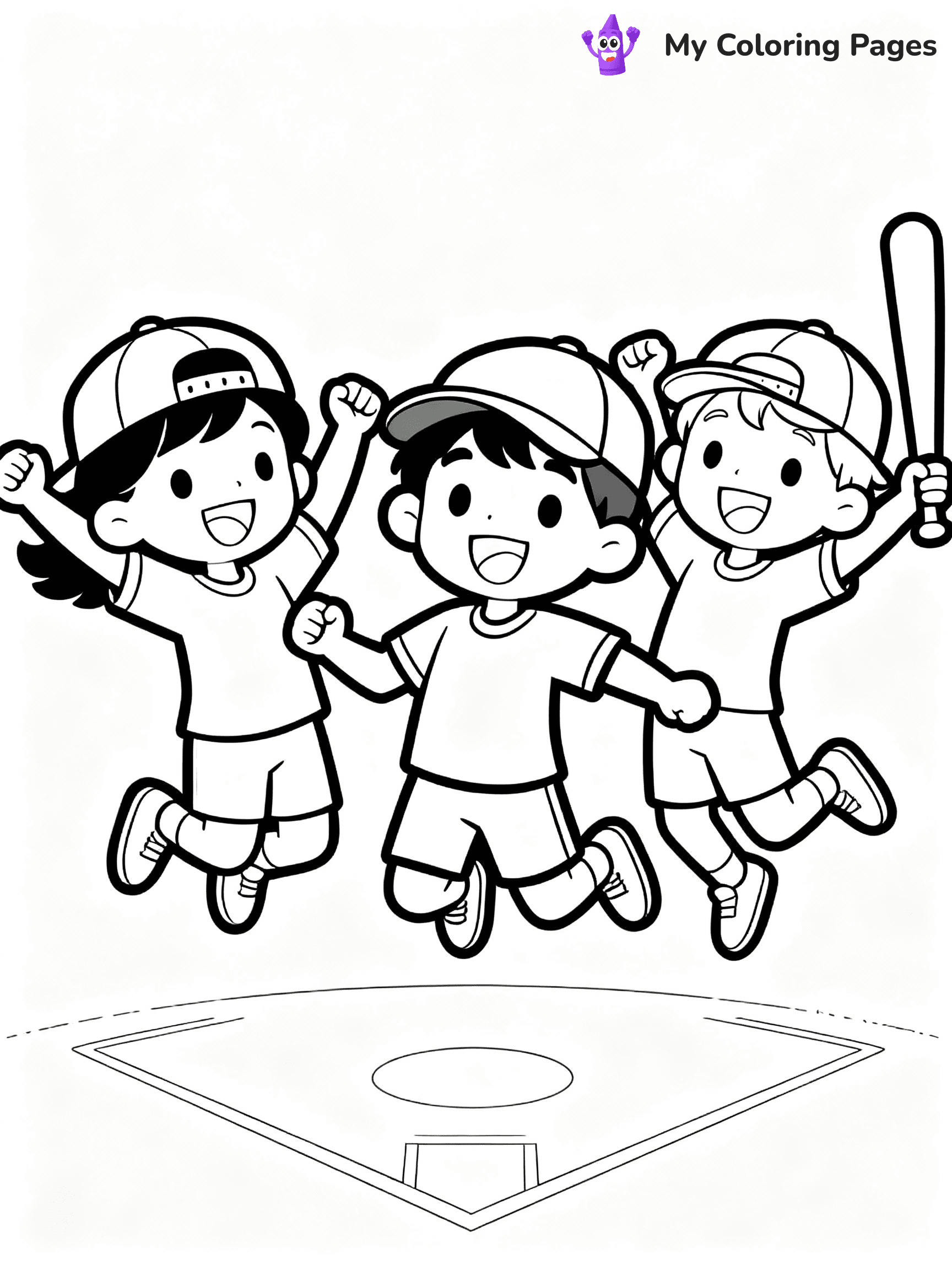 Baseball Coloring Pages - 8