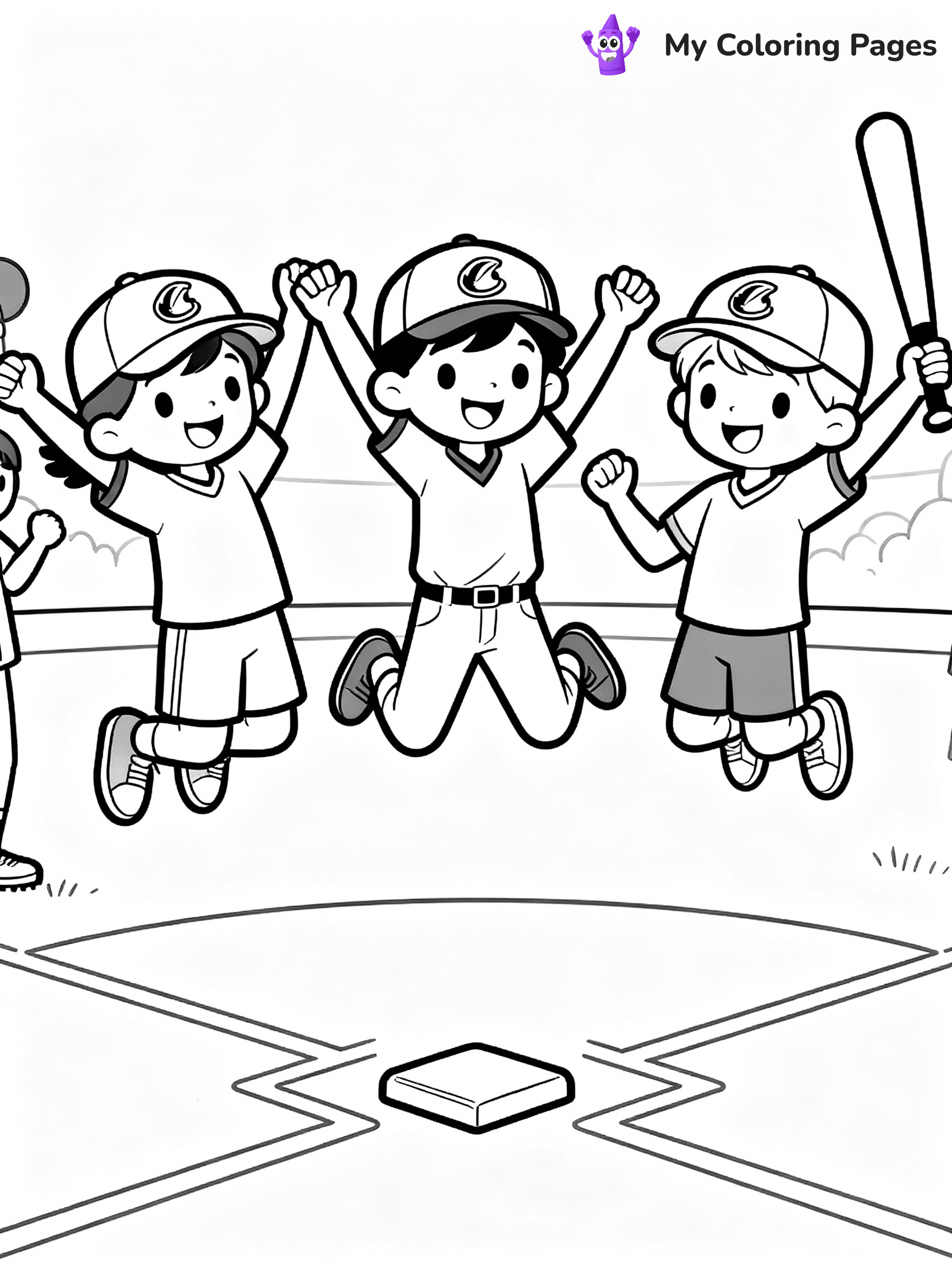Baseball Coloring Pages - 6