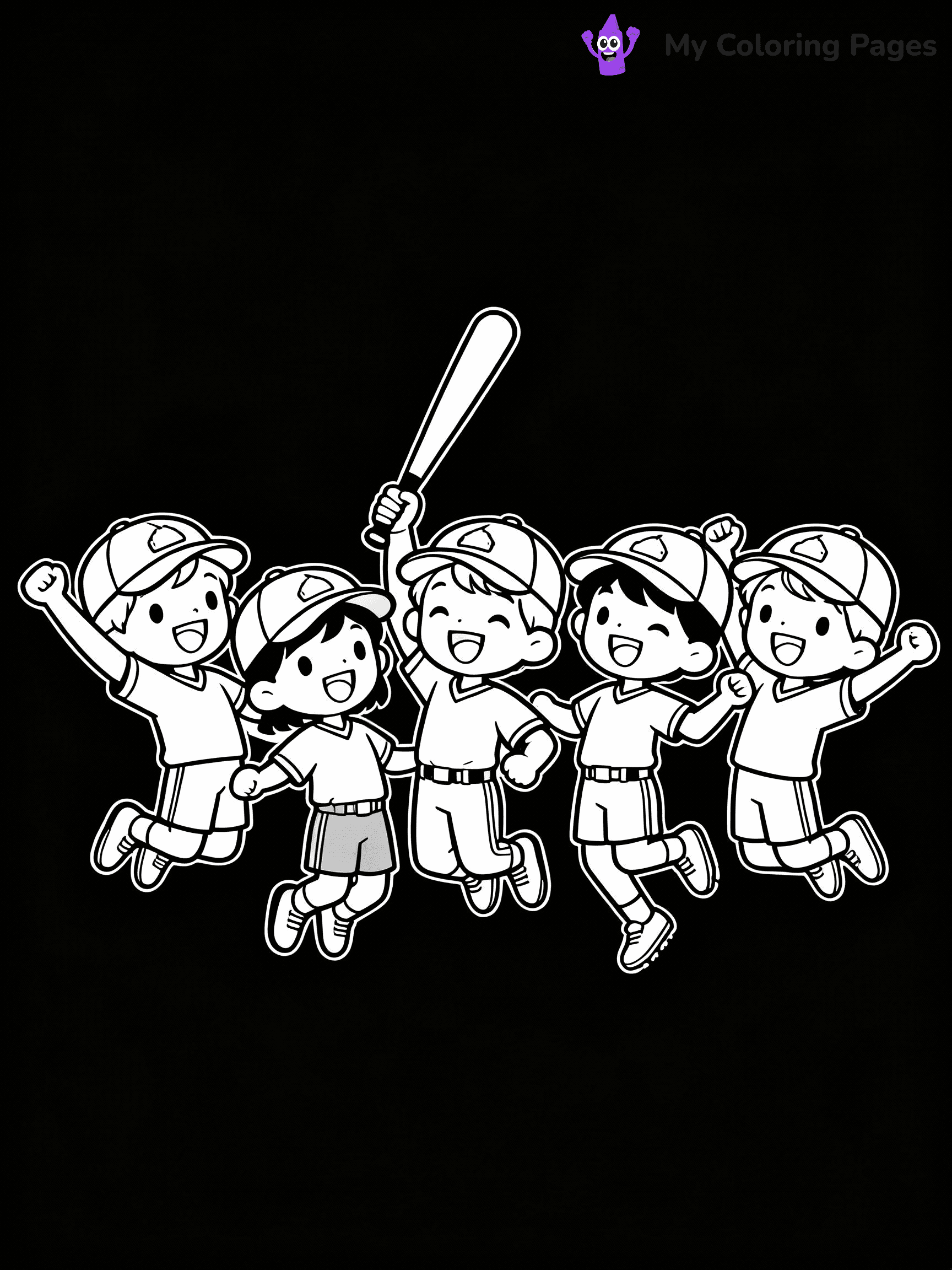 Baseball Coloring Pages - 4