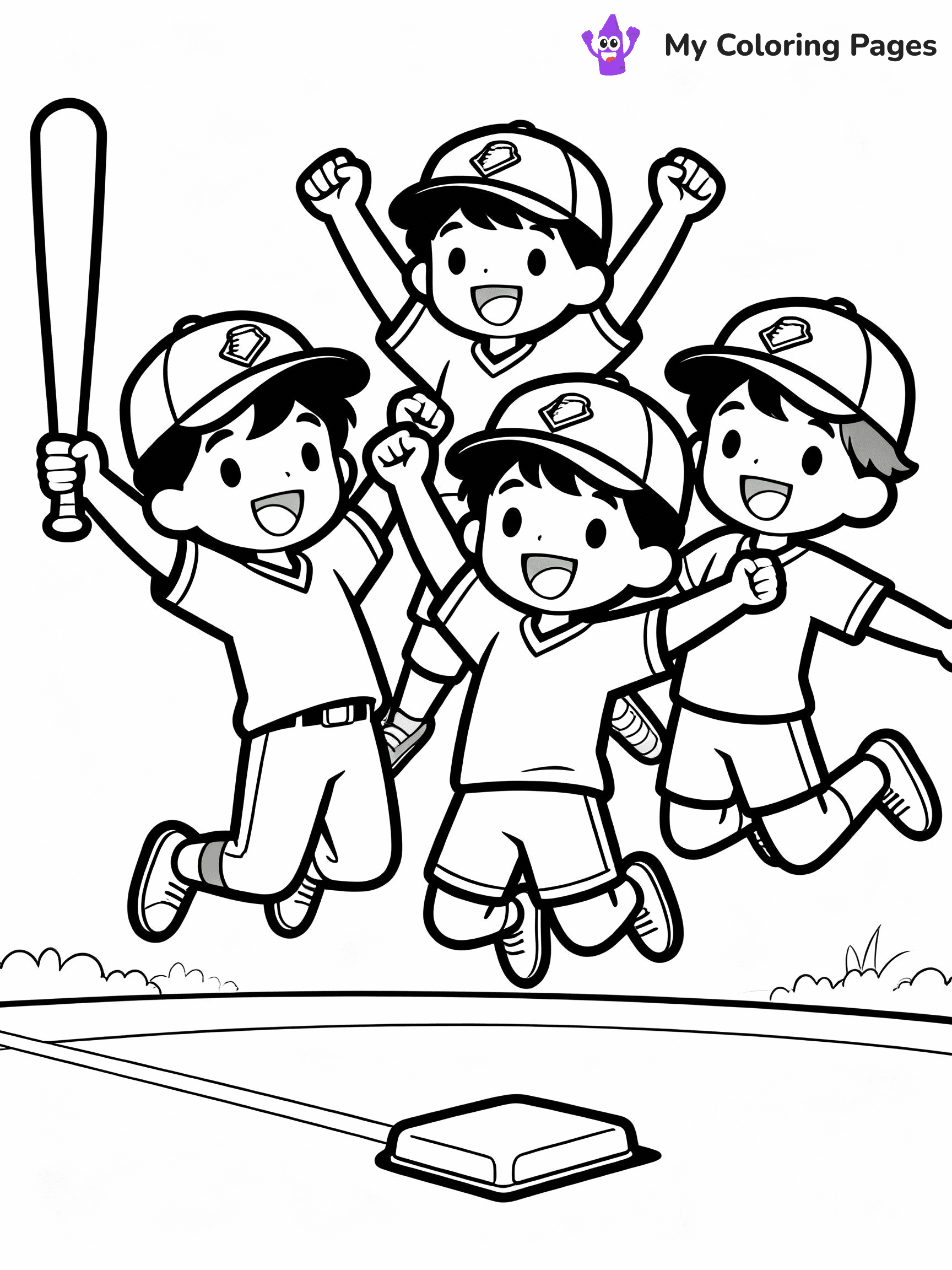 Baseball Coloring Pages - 3