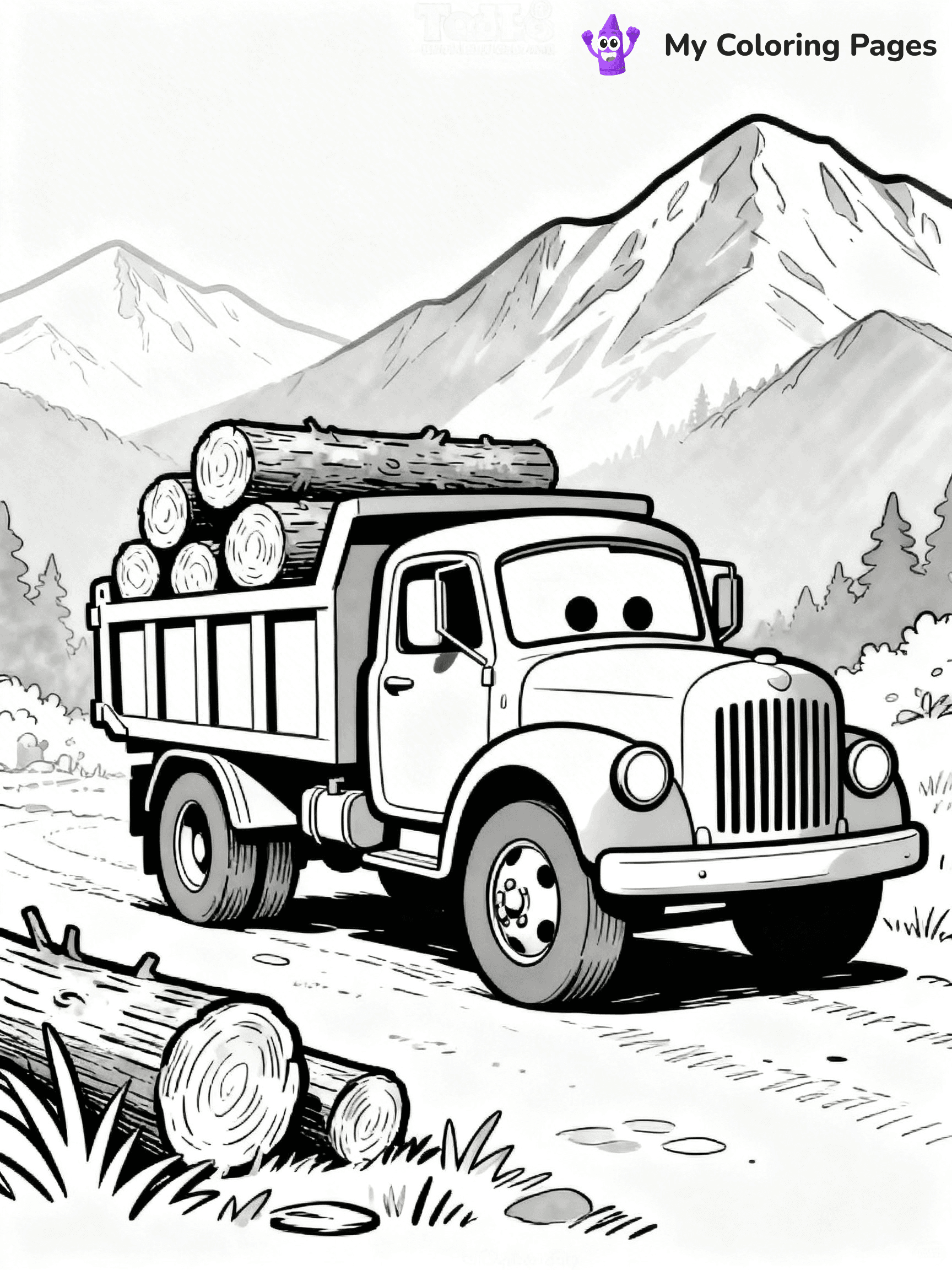Dump Truck Coloring Pages - 13