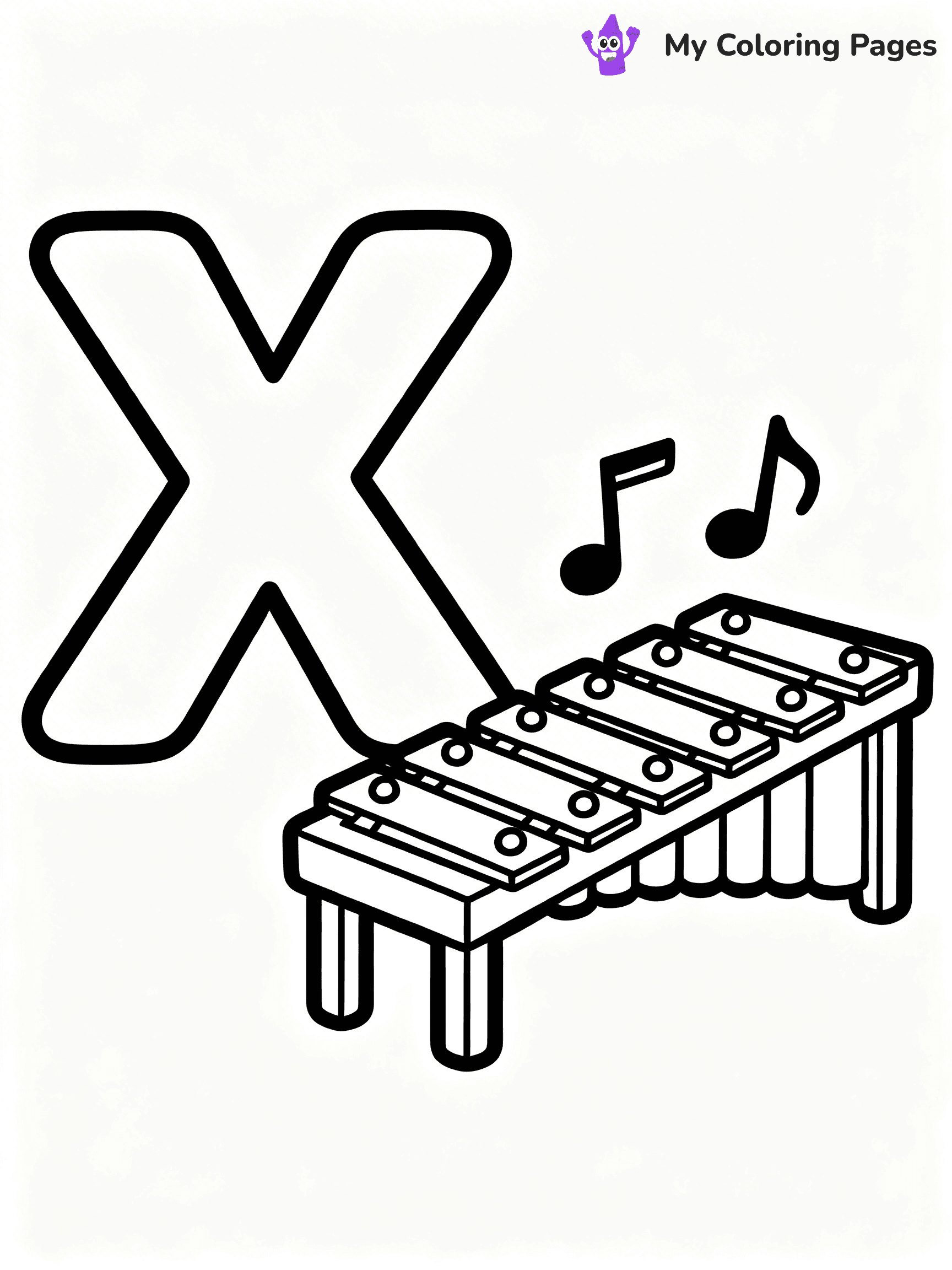 Letter X Coloring Pages - 33