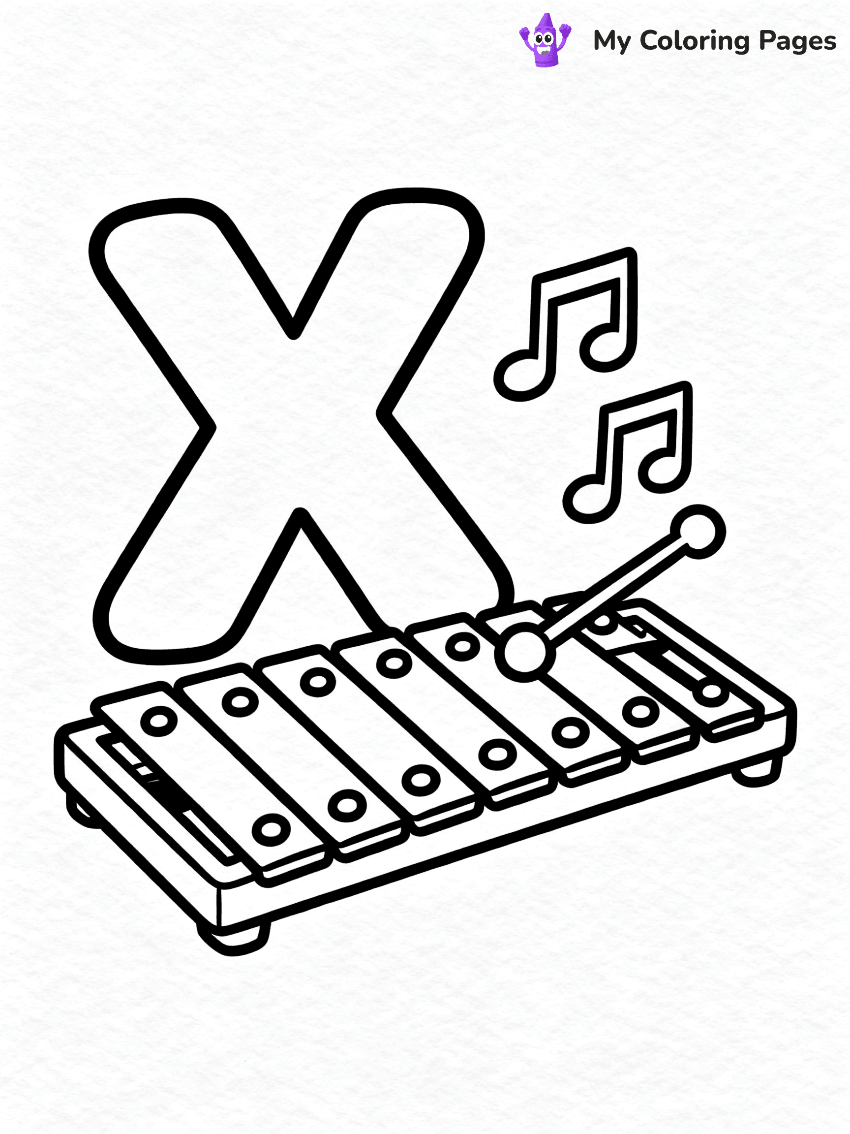 Letter X Coloring Pages - 32