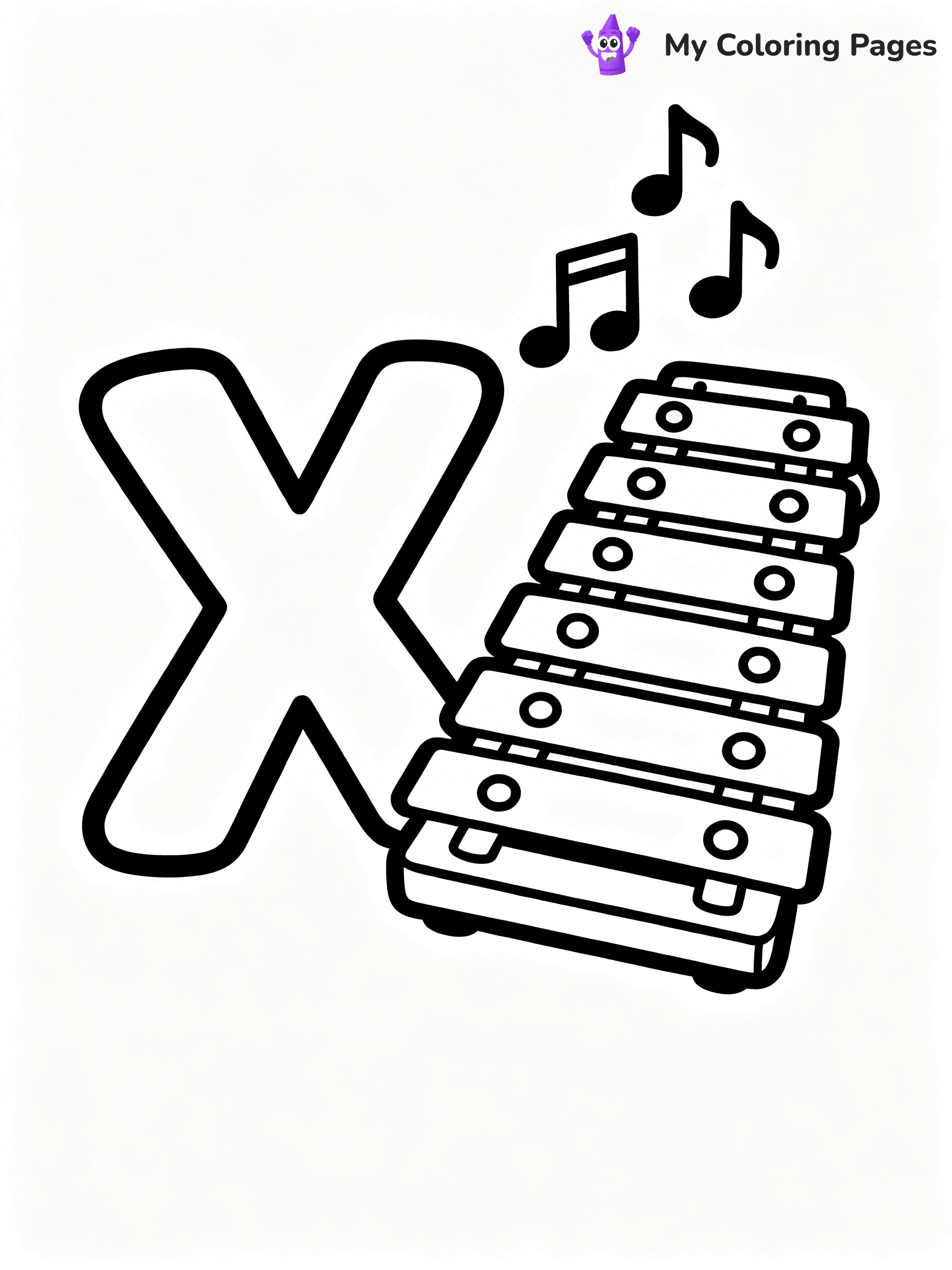 Letter X Coloring Pages - 31