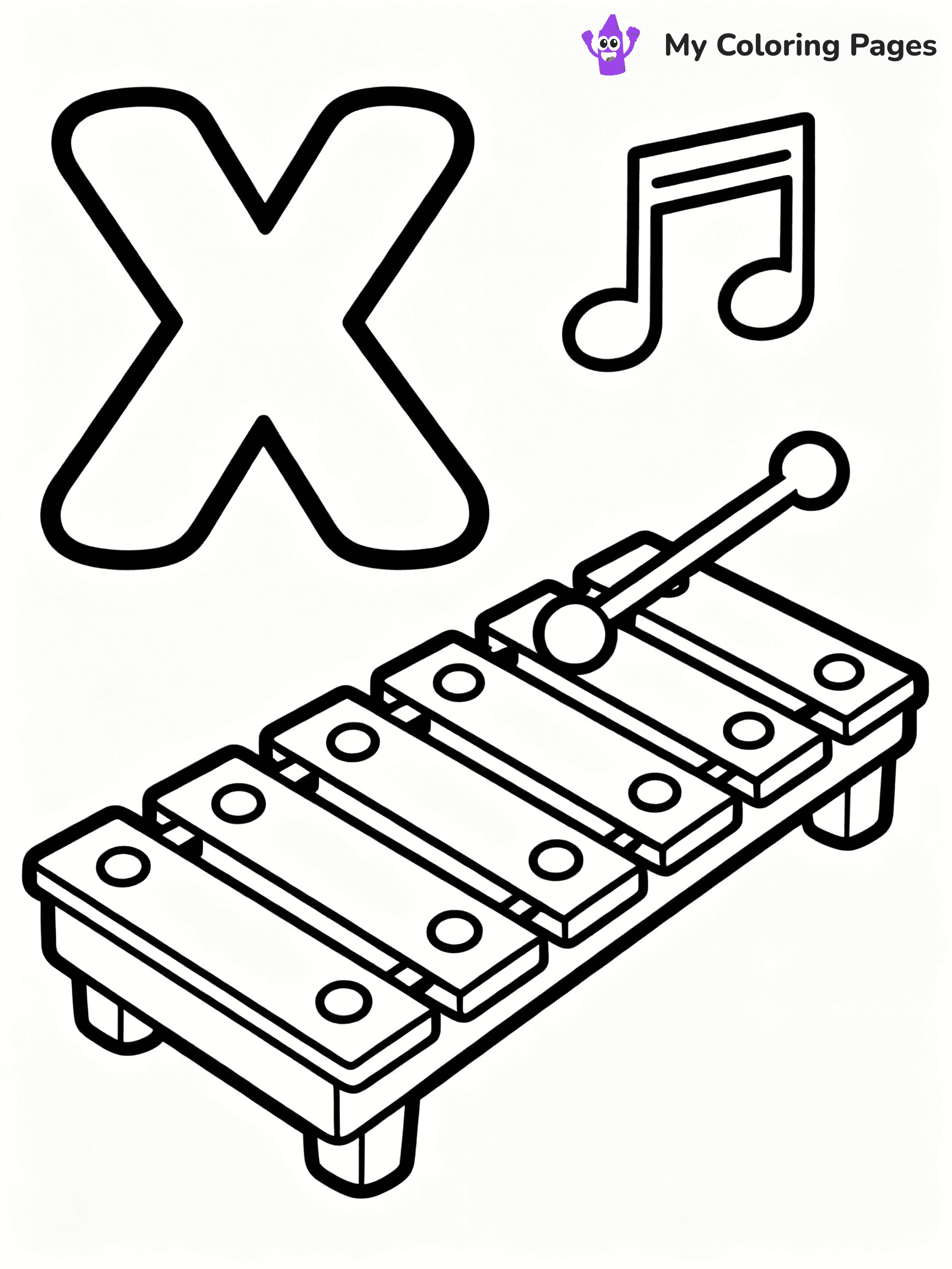 Letter X Coloring Pages - 29
