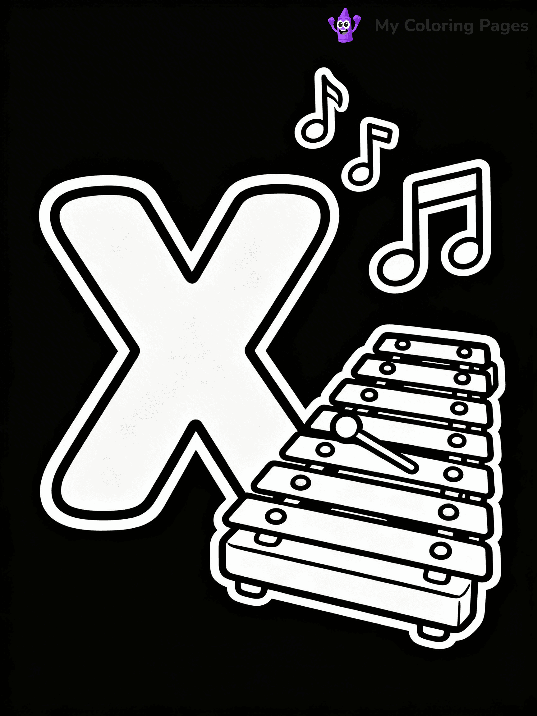 Letter X Coloring Pages - 28