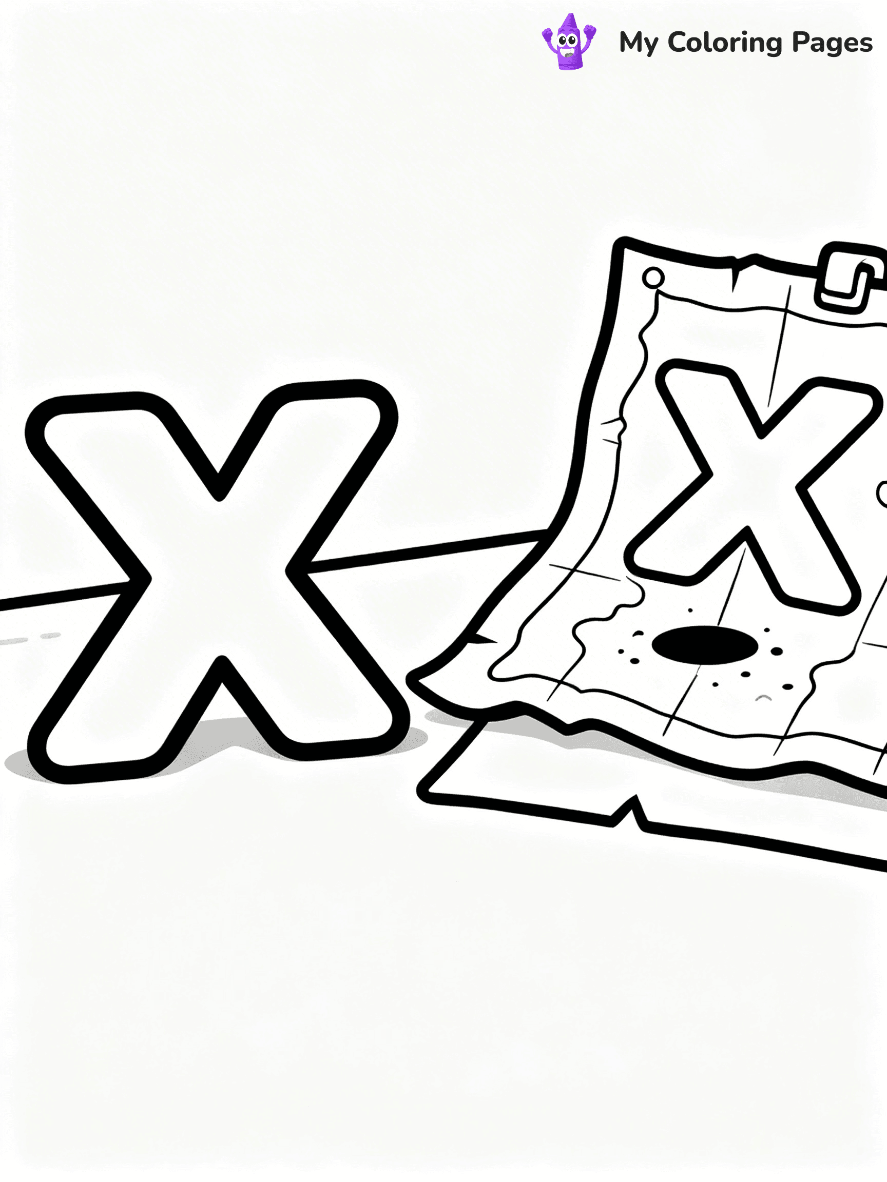 Letter X Coloring Pages - 27