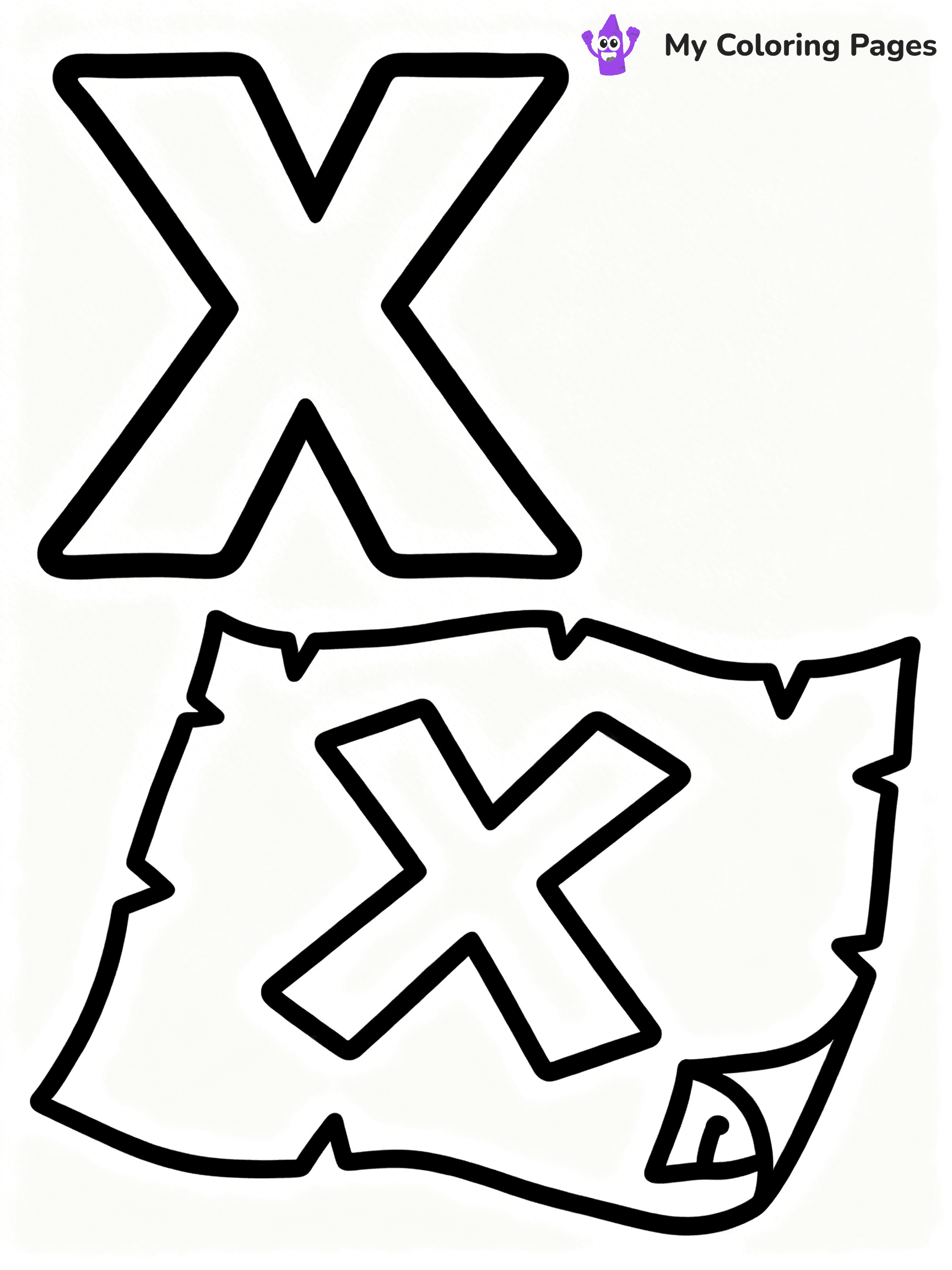 Letter X Coloring Pages - 25