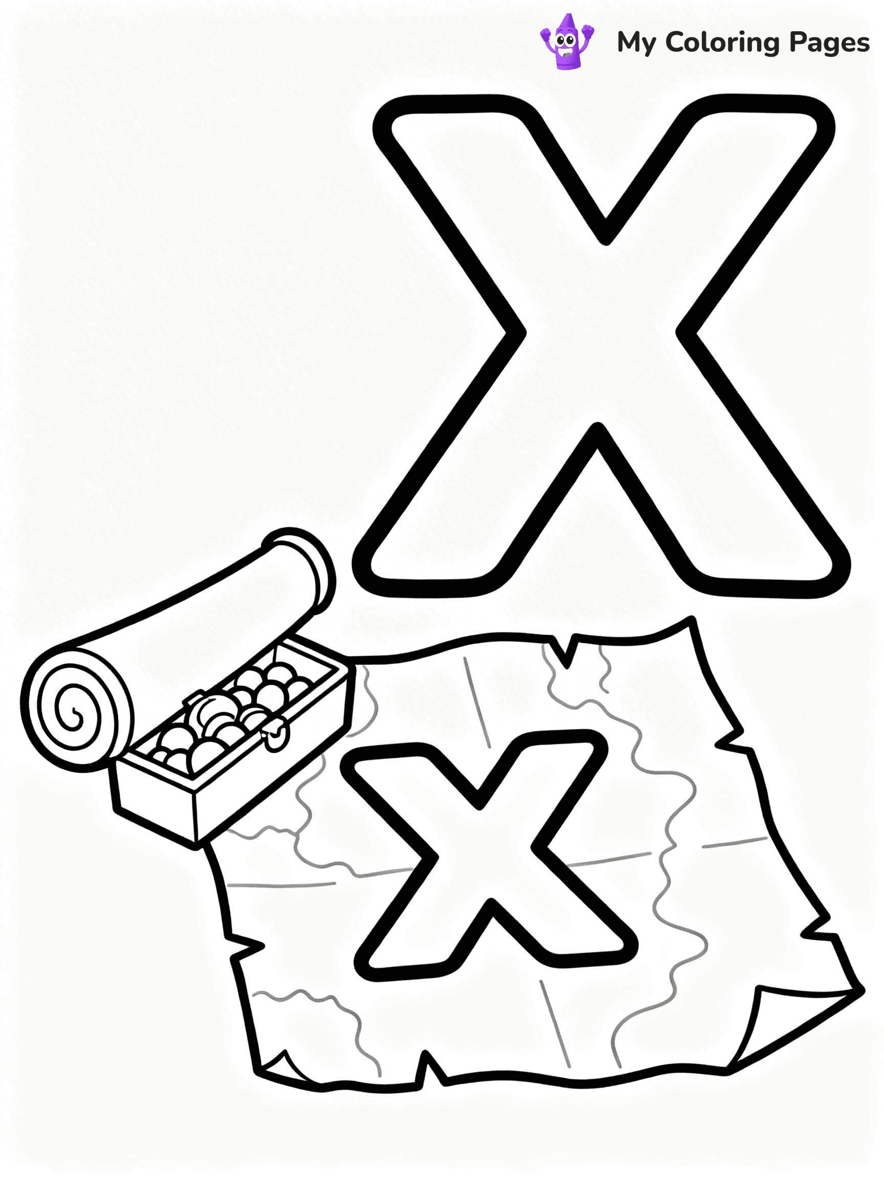 Letter X Coloring Pages - 23