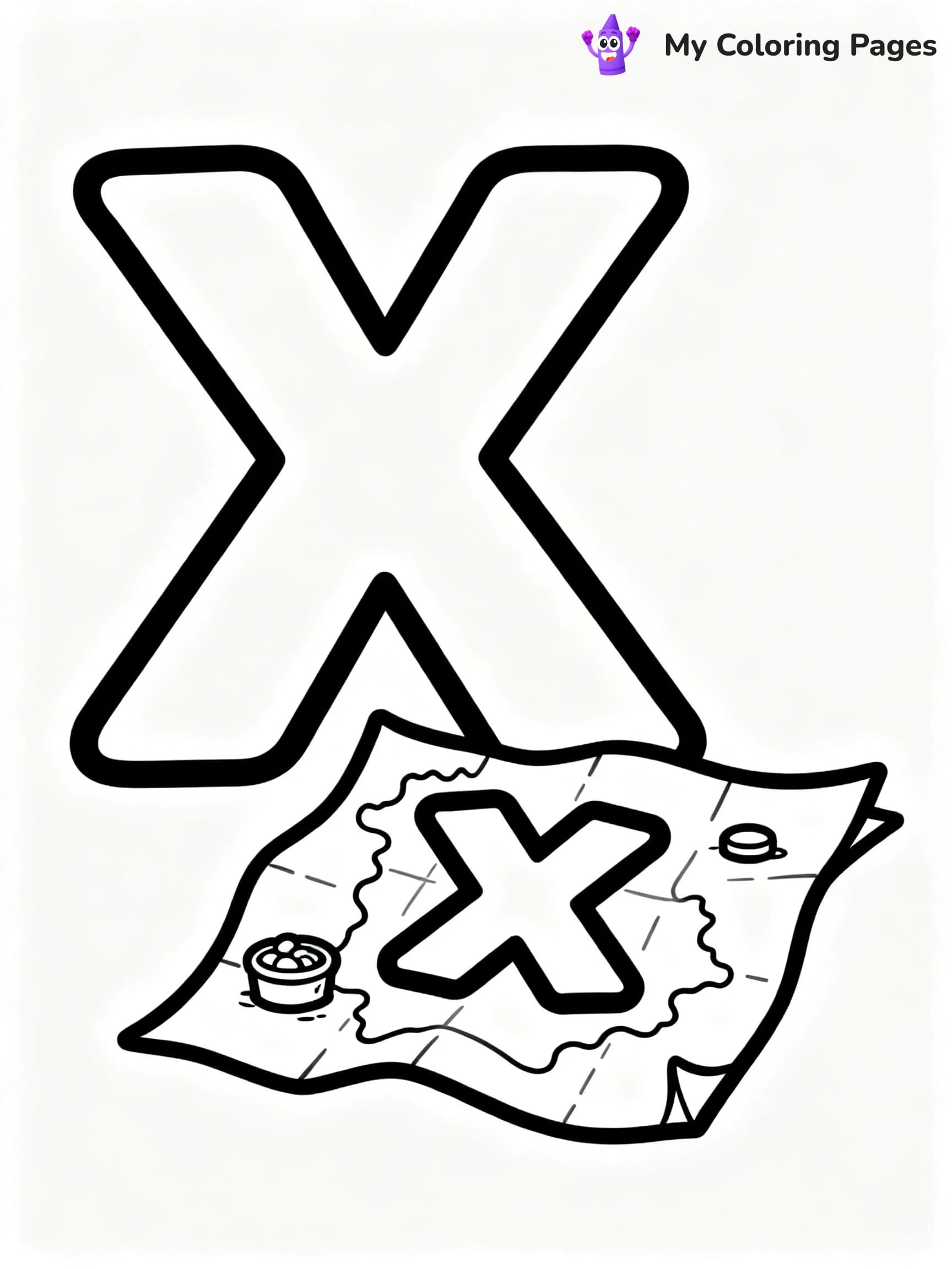 Letter X Coloring Pages - 22