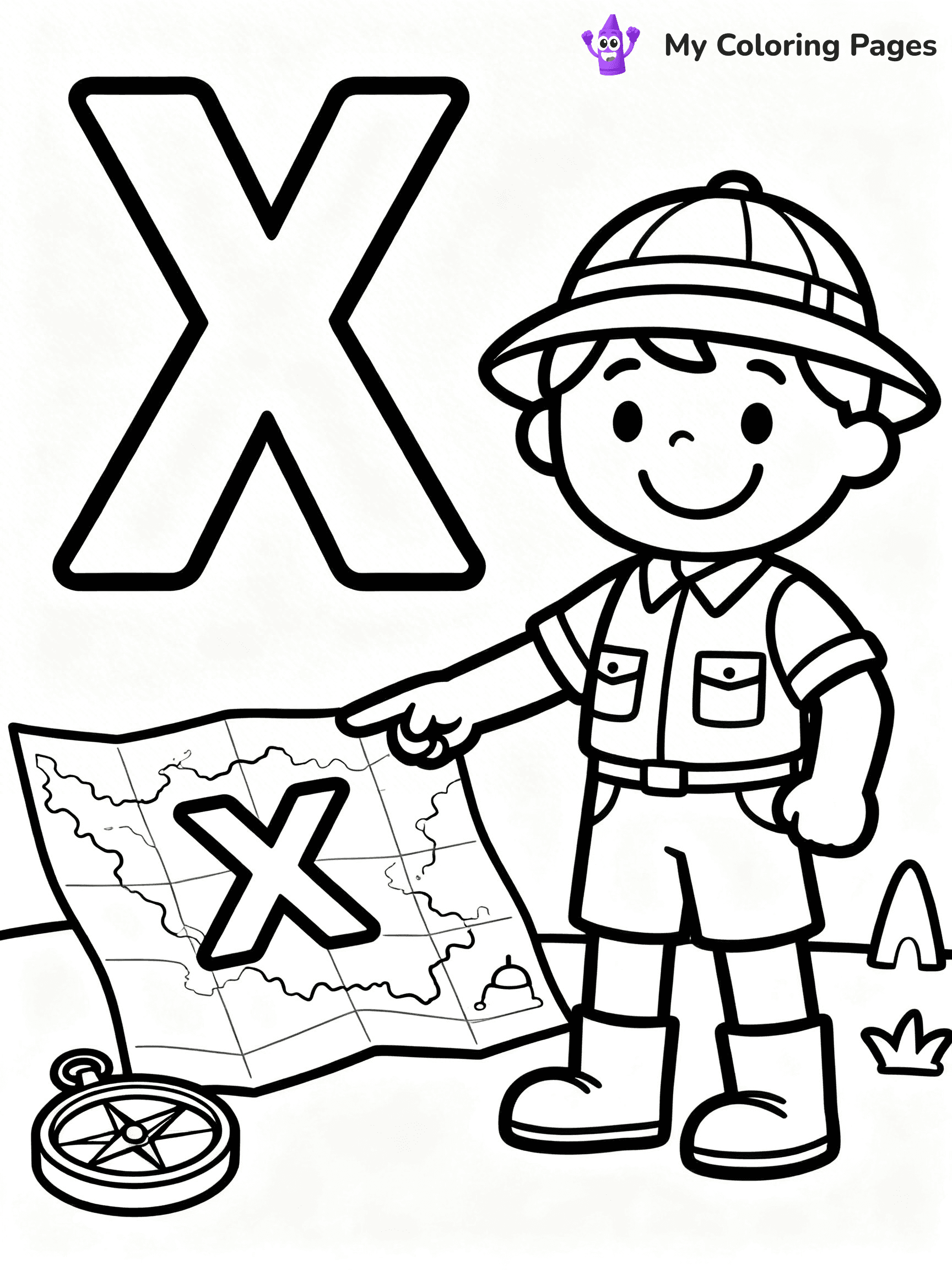 Letter X Coloring Pages - 16