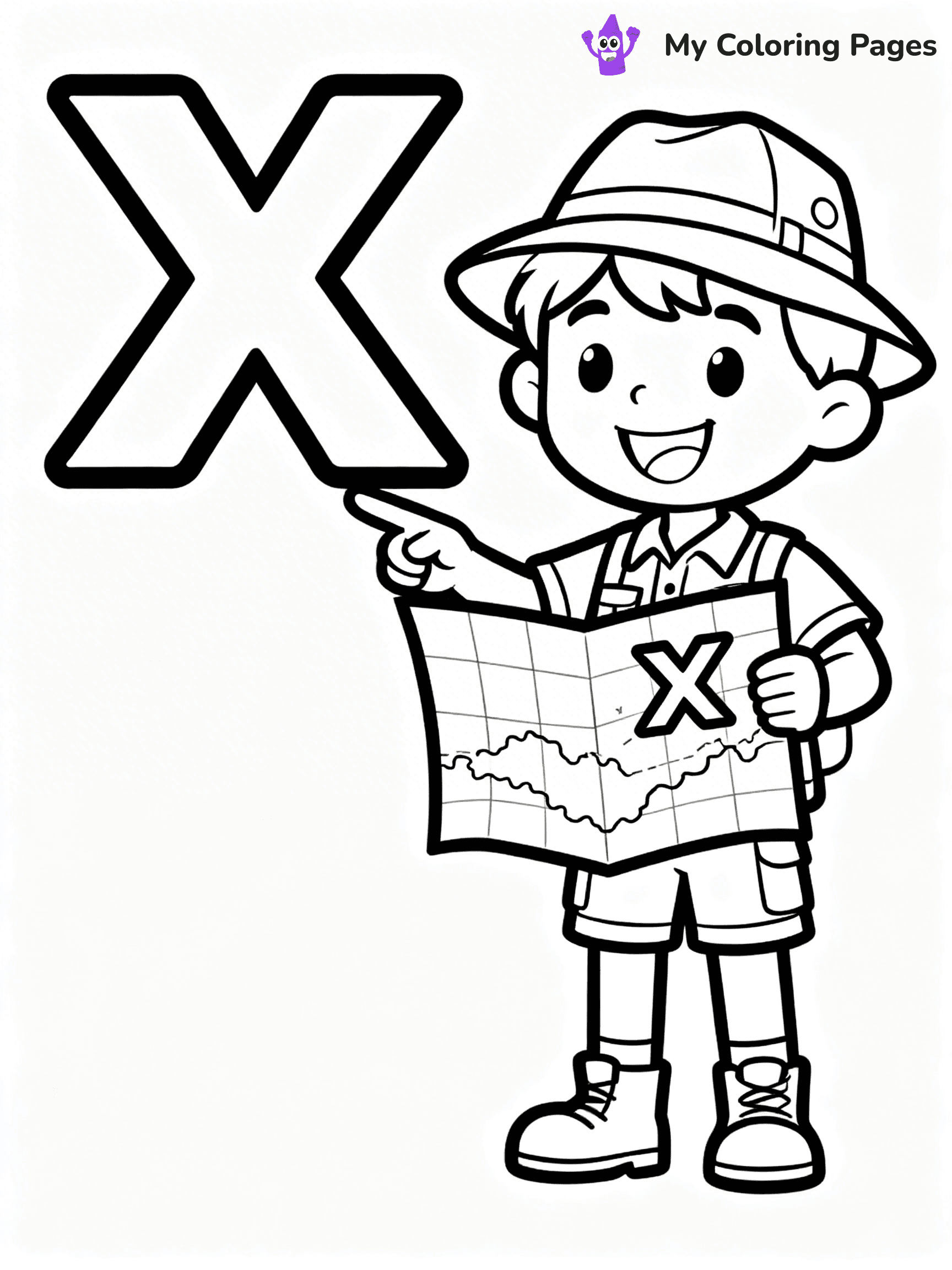 Letter X Coloring Pages - 15