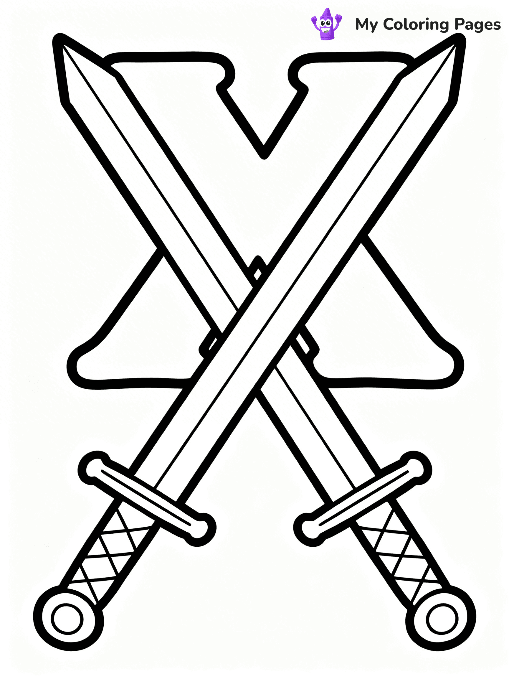 Letter X Coloring Pages - 13