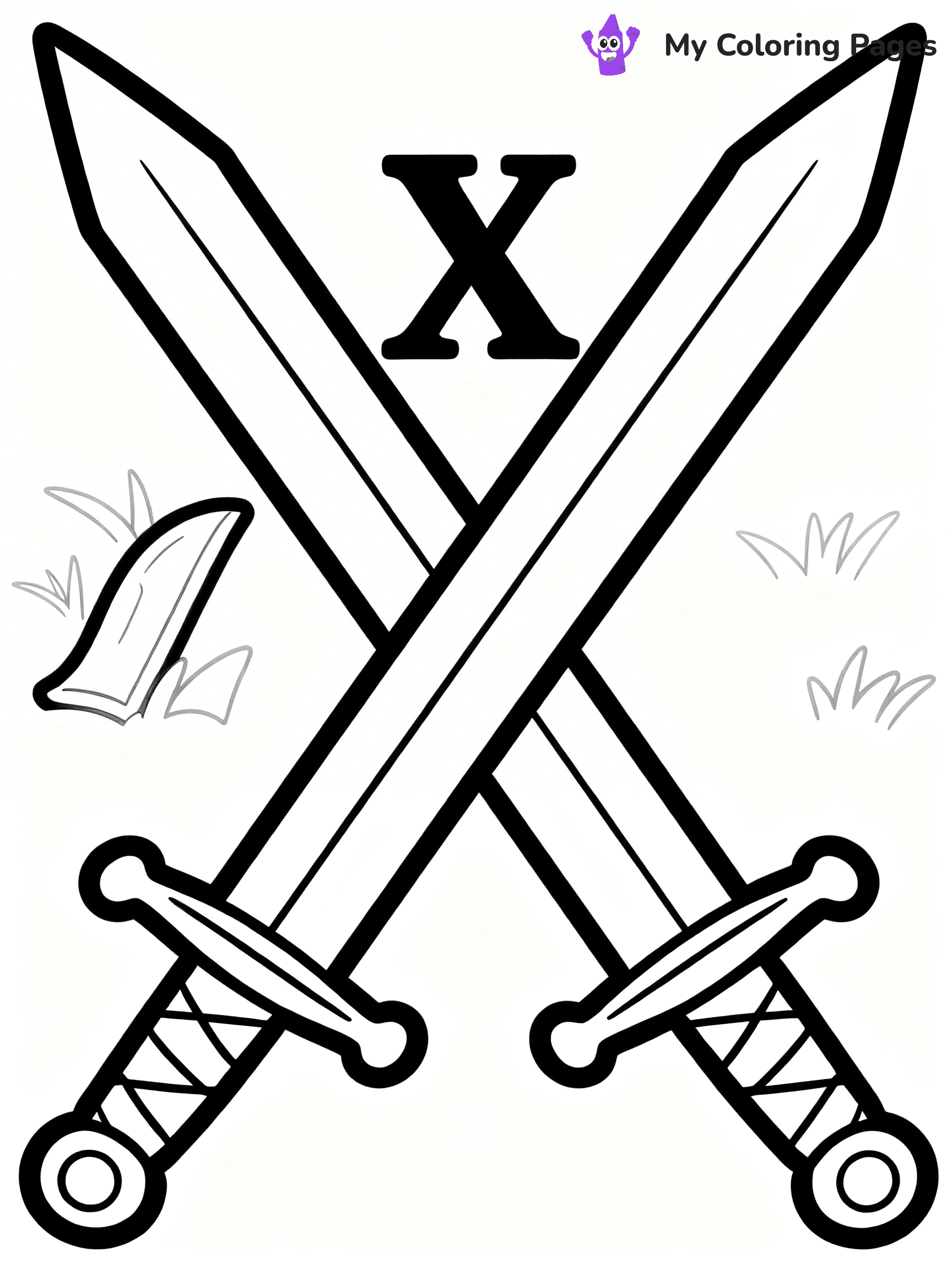 Letter X Coloring Pages - 11