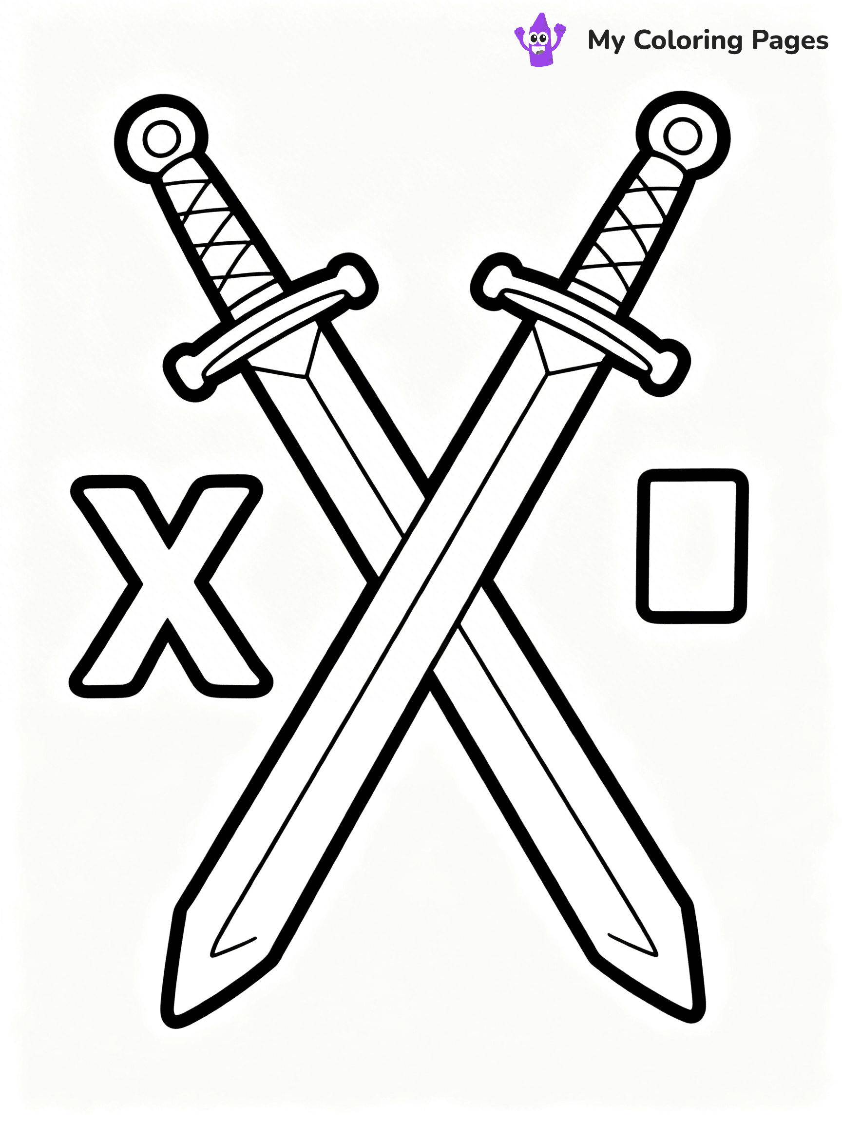 Letter X Coloring Pages - 9