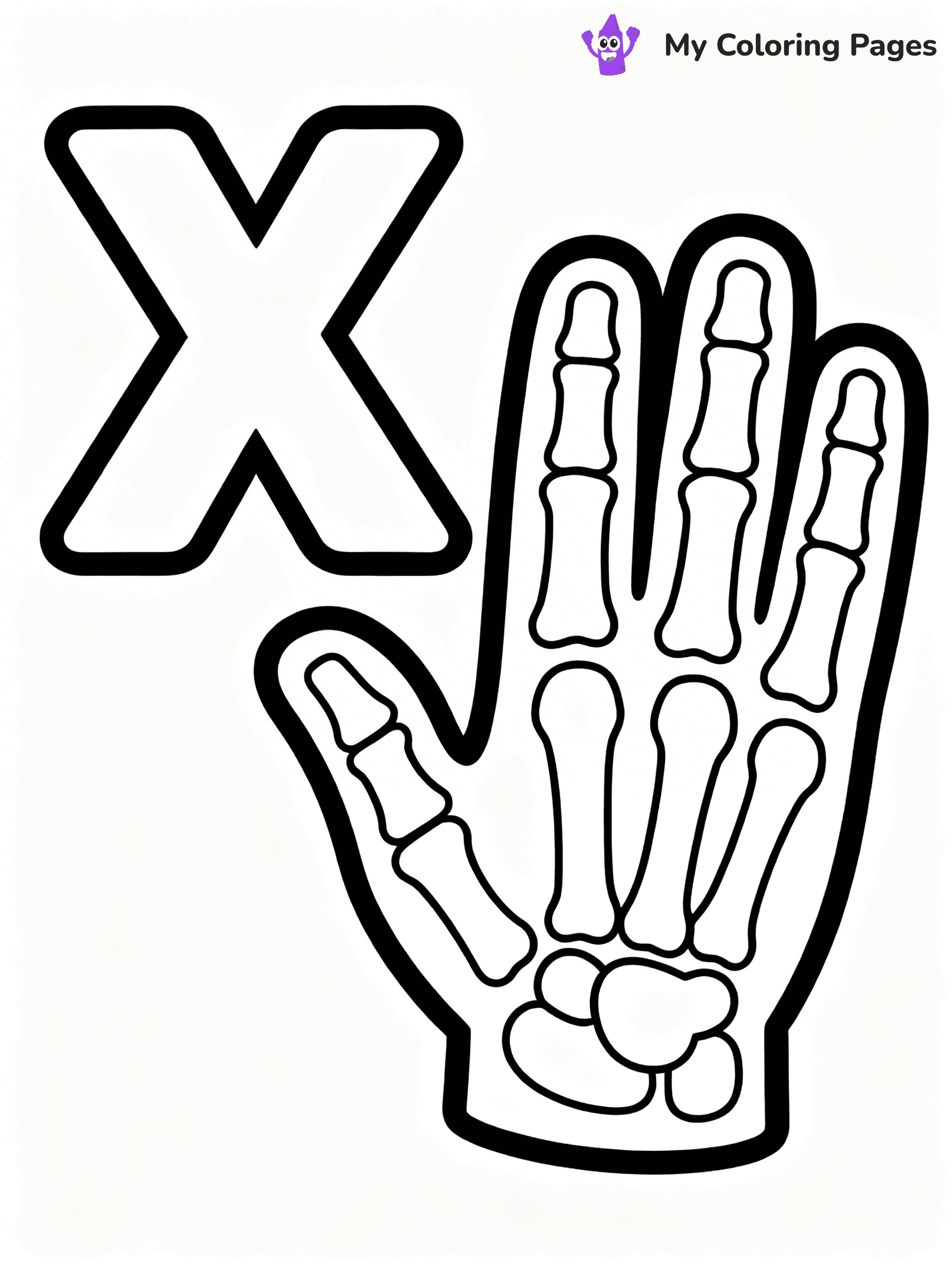 Letter X Coloring Pages - 5