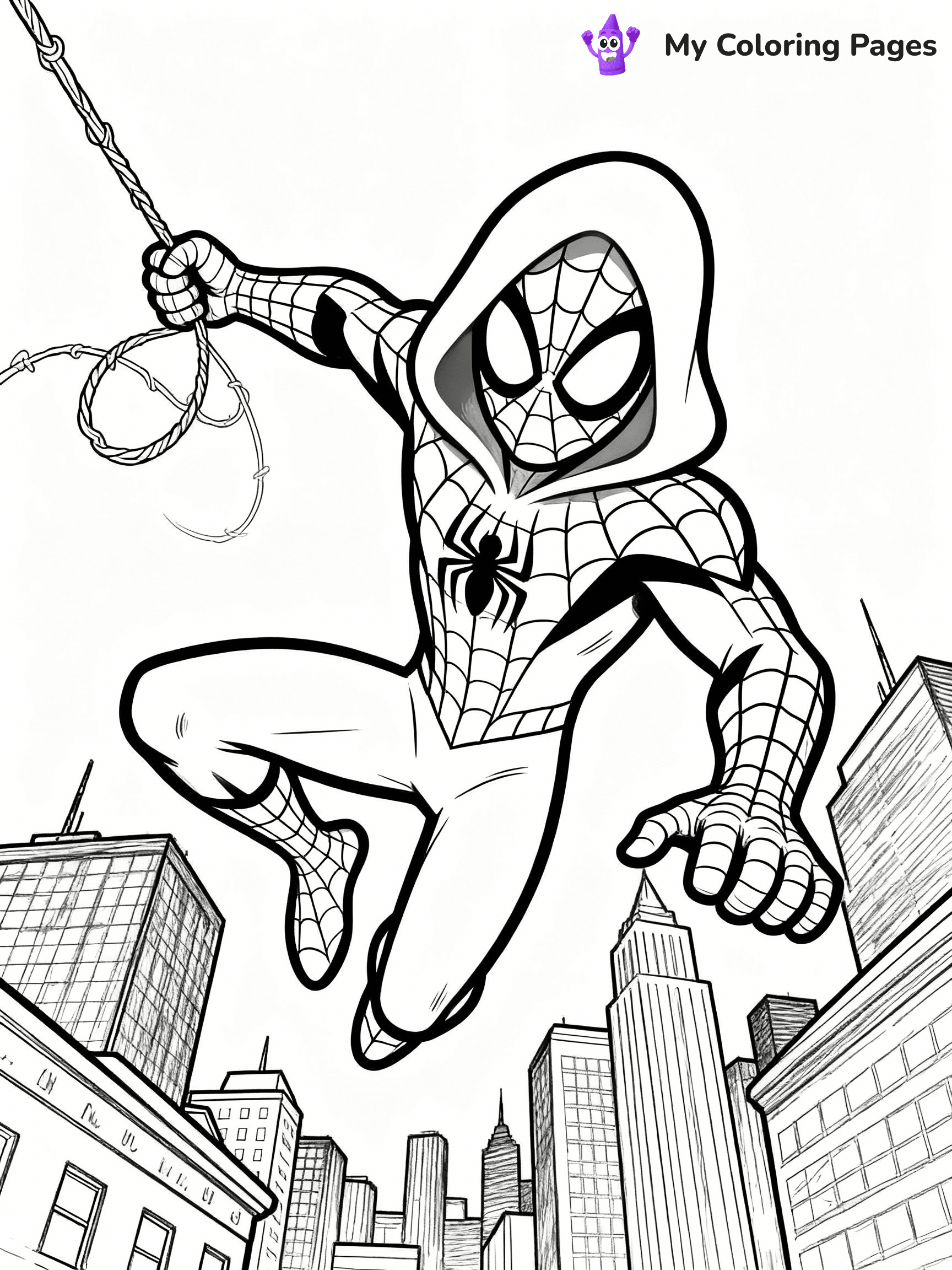Miles Morales Coloring Pages - 30